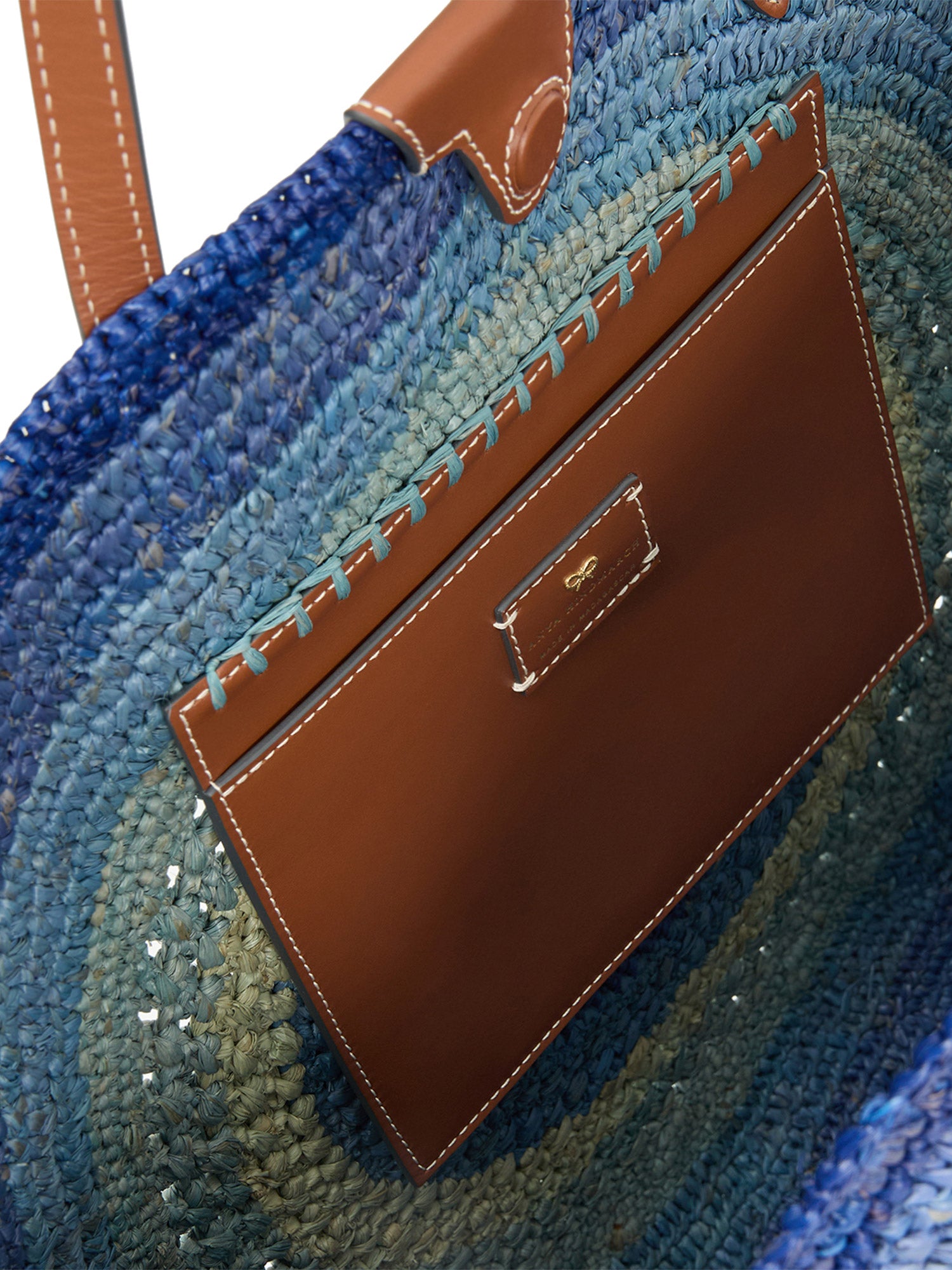 Raffia Round Bow Tote