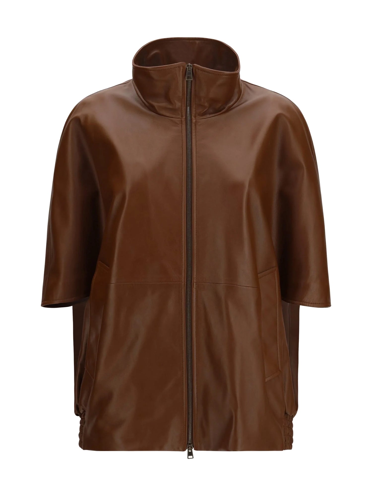 Lambskin Cocoon Blouson Jacket