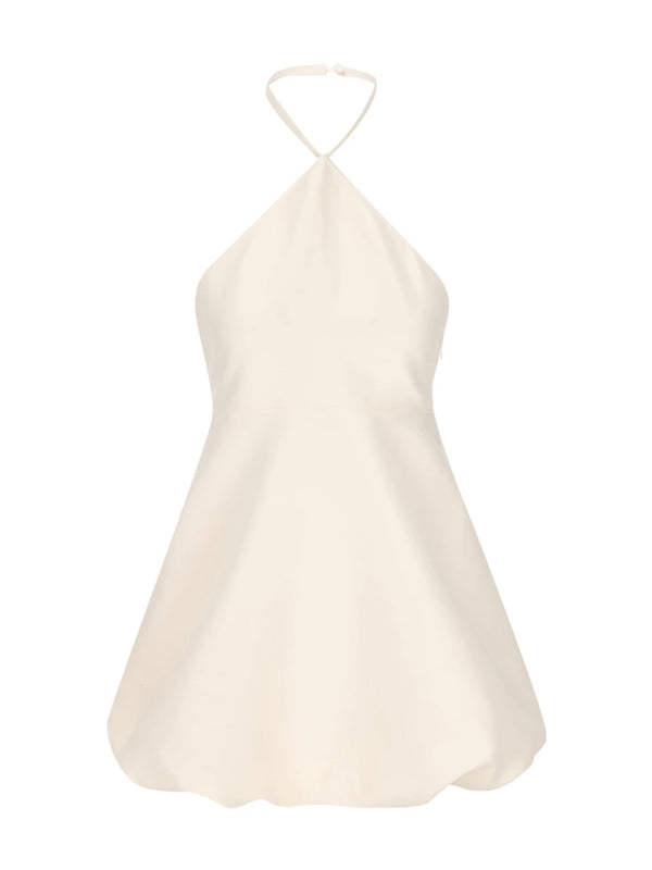 Halter Bubble Mini Dress