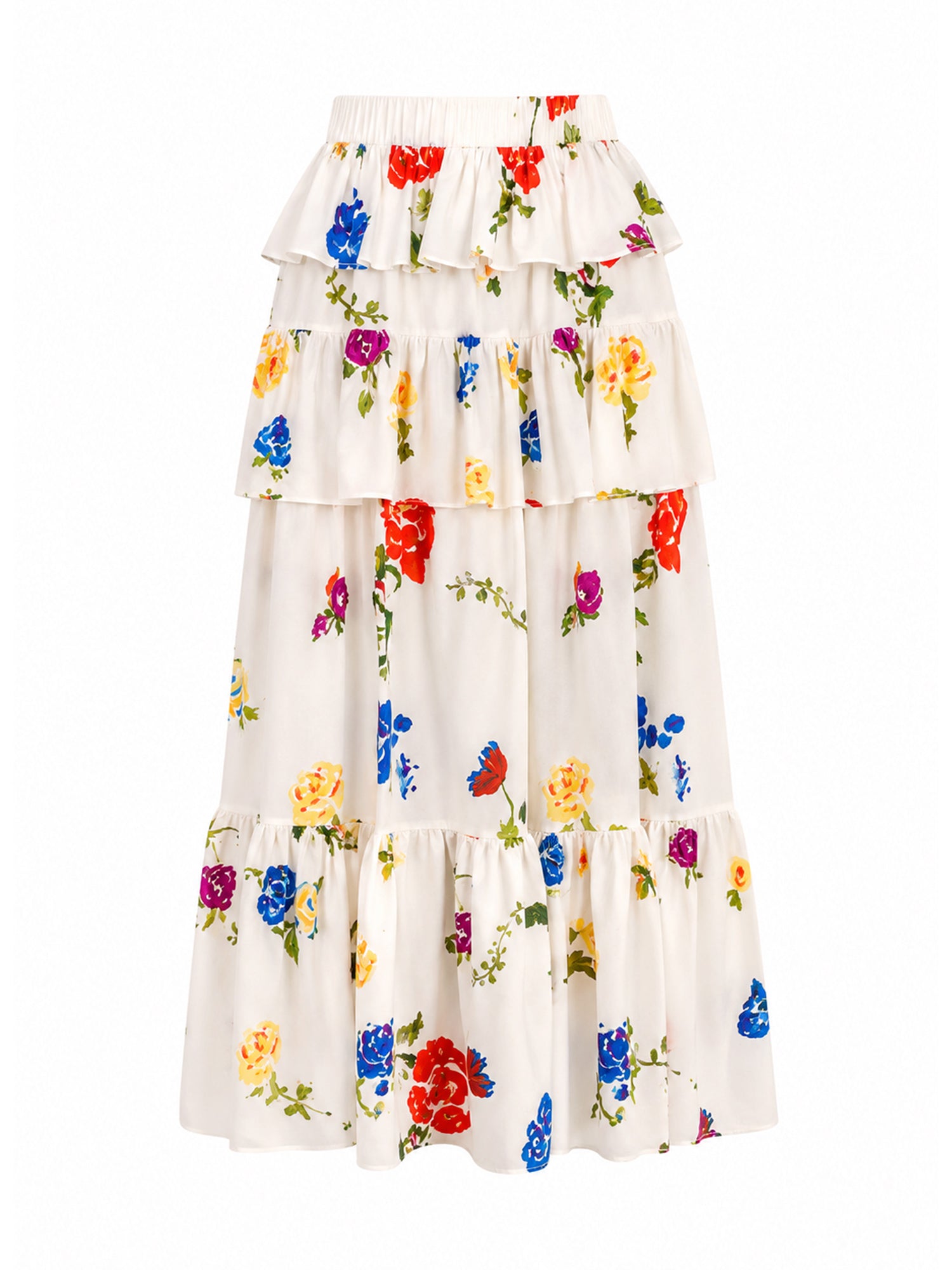 Brianna Ruffled Maxi Skirt