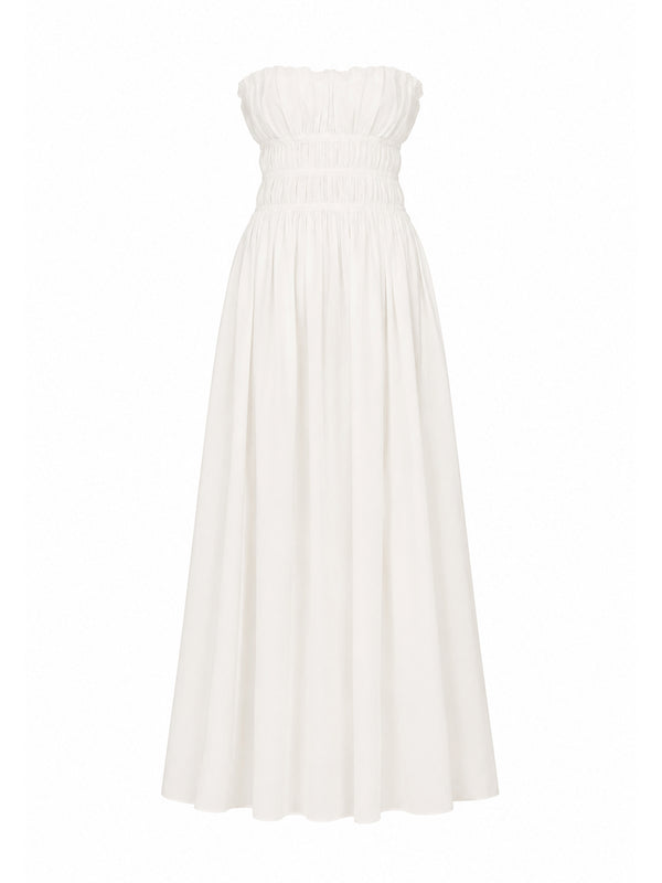 Ivette Strapless Midi Dress
