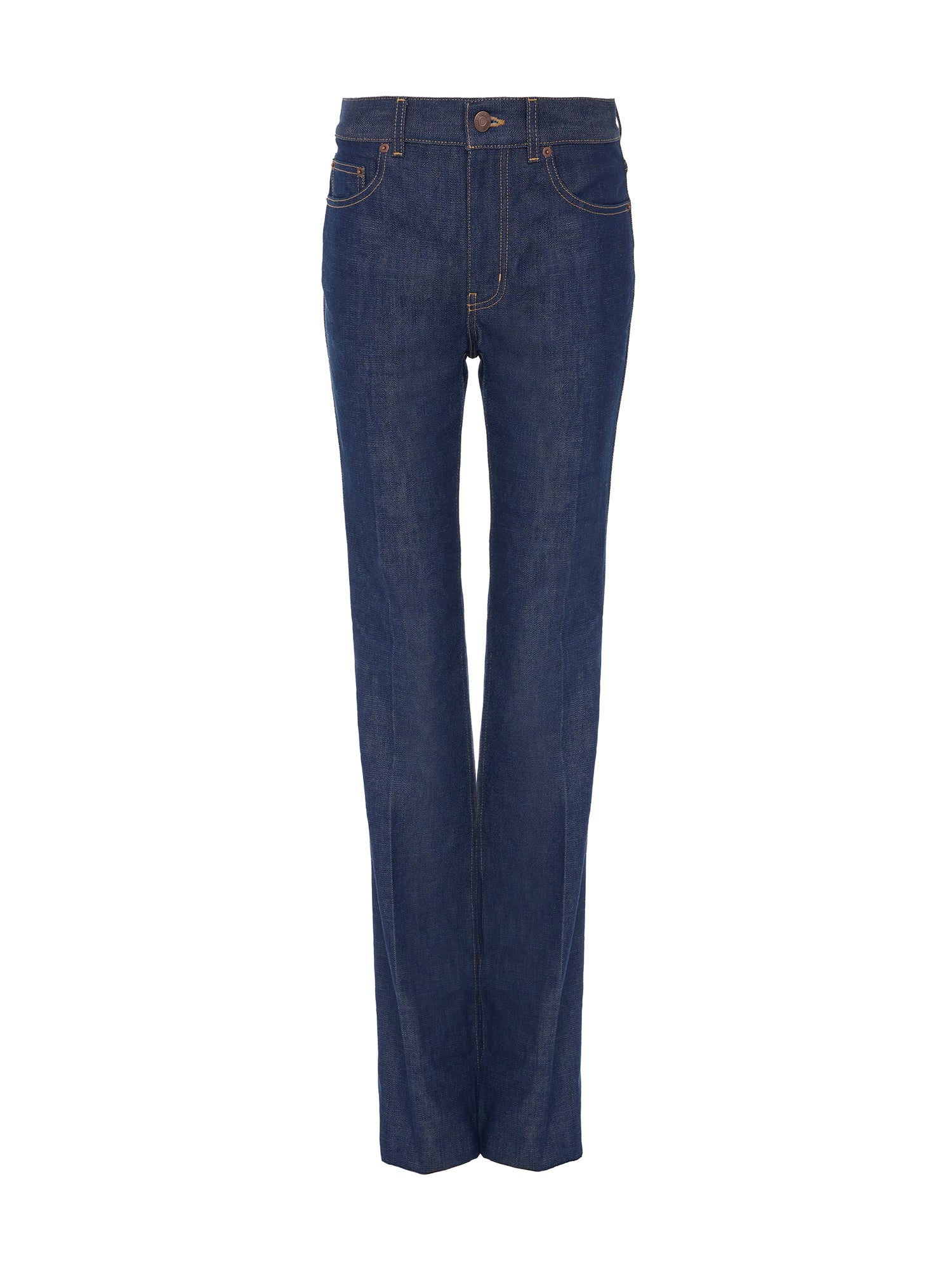 High-Rise Straight Leg Jeans