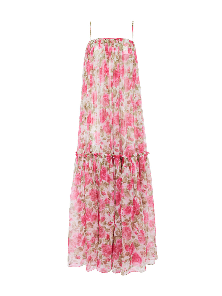 katrine flower maxi dress Chloé