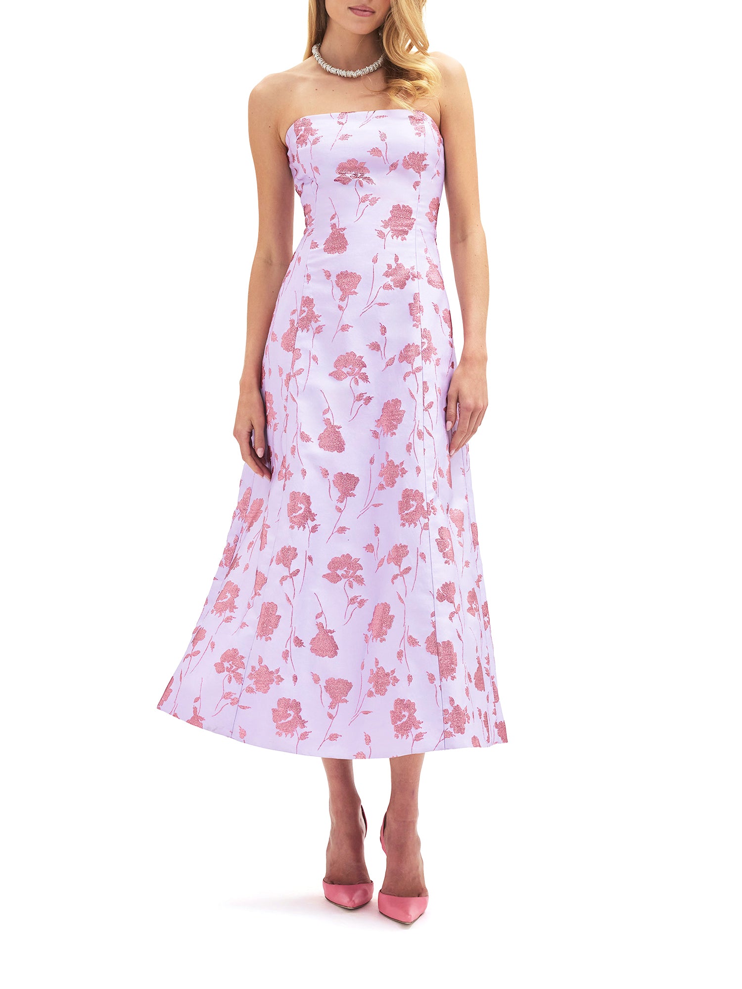 Colette Strapless Midi Dress