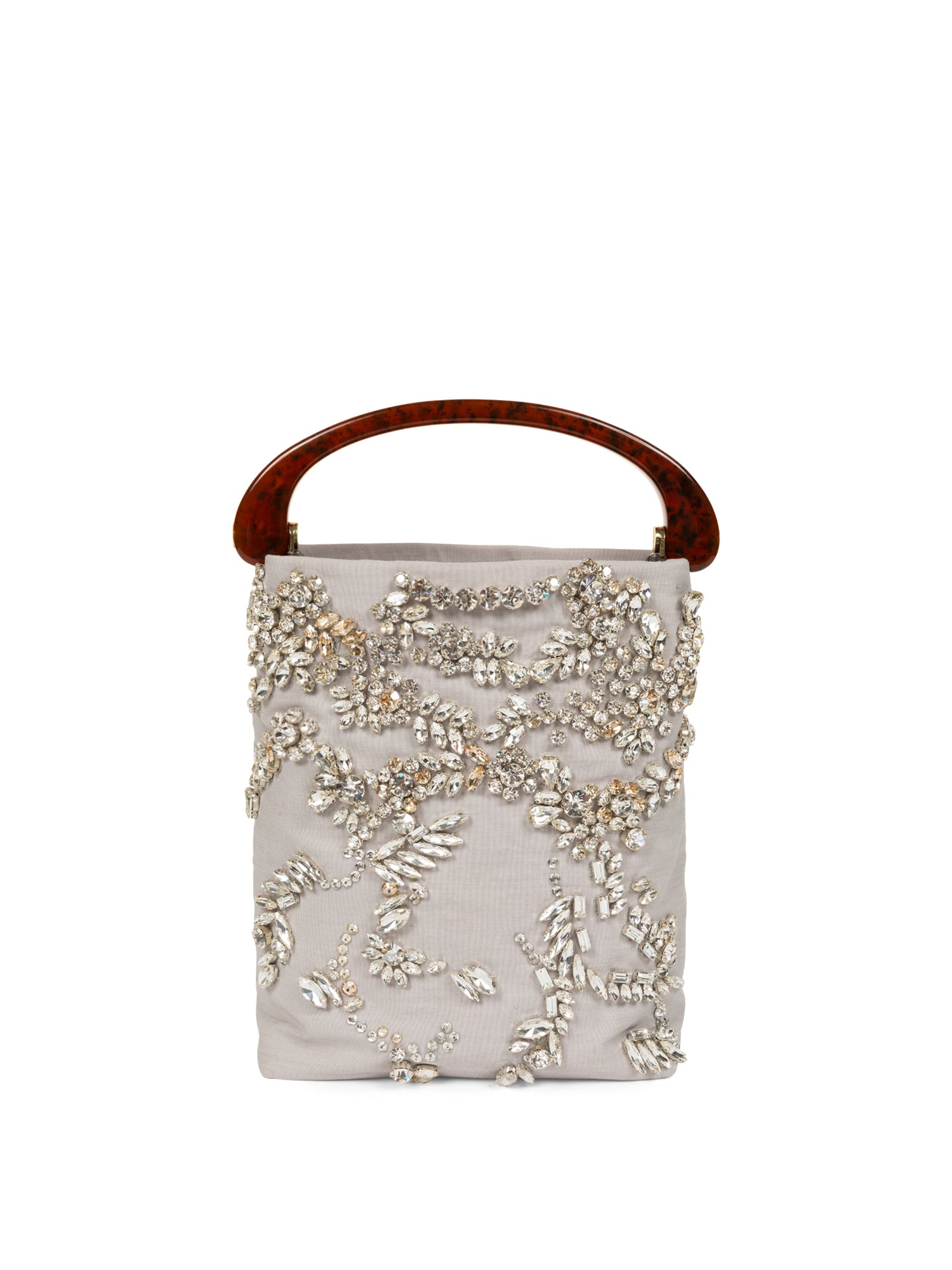 Crisp Embellished Top Handle Bag