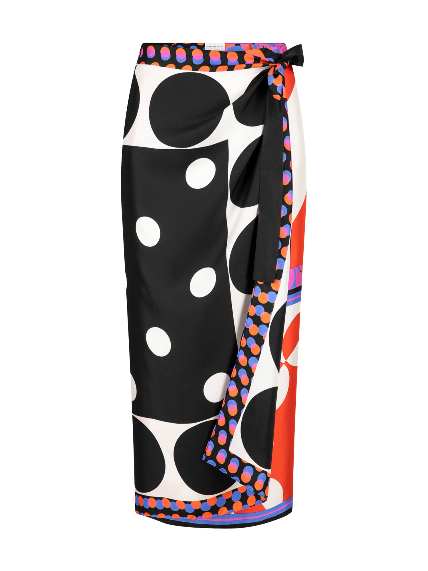 Scarfy Silk Wrap Skirt