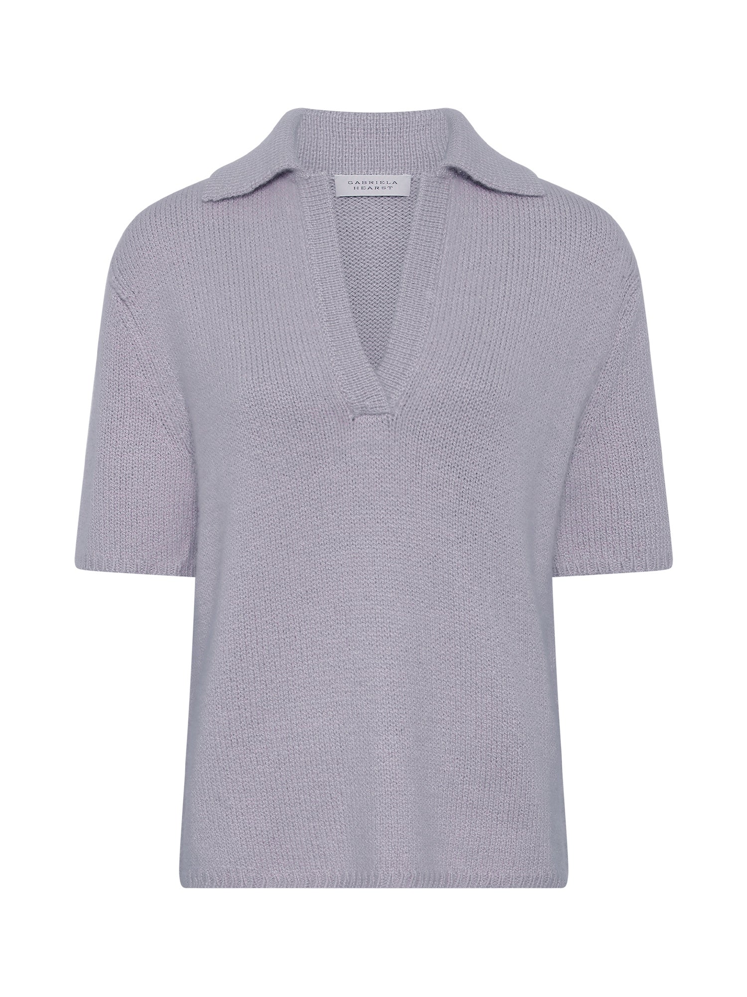 Sohan Cashmere Knit Short Sleeve Polo