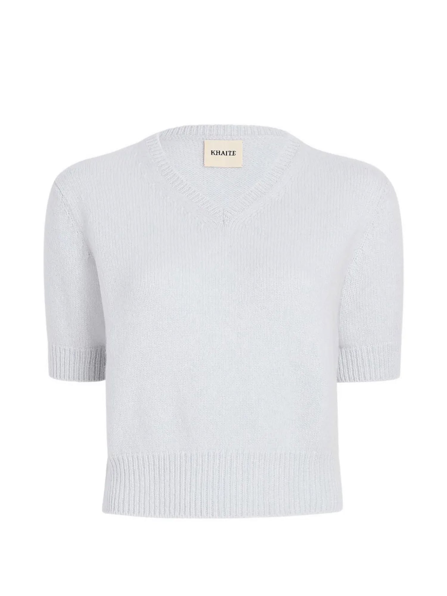 Jas Short-Sleeve Cashmere Sweater
