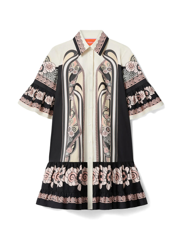 Choux Cotton Poplin Mini Dress