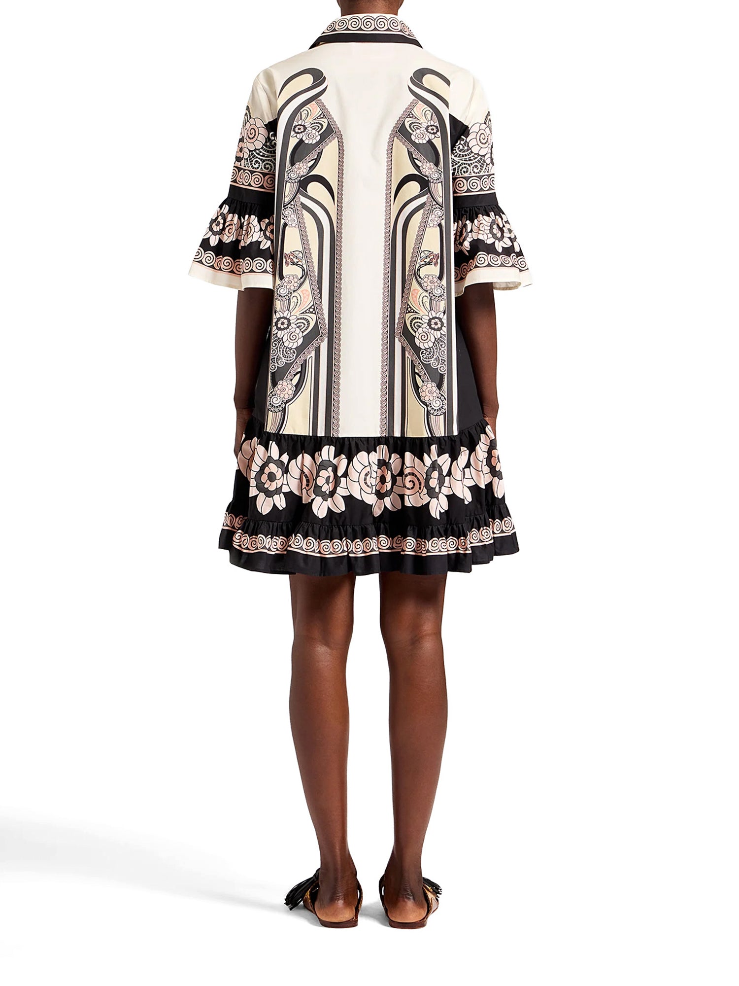 Choux Cotton Poplin Mini Dress