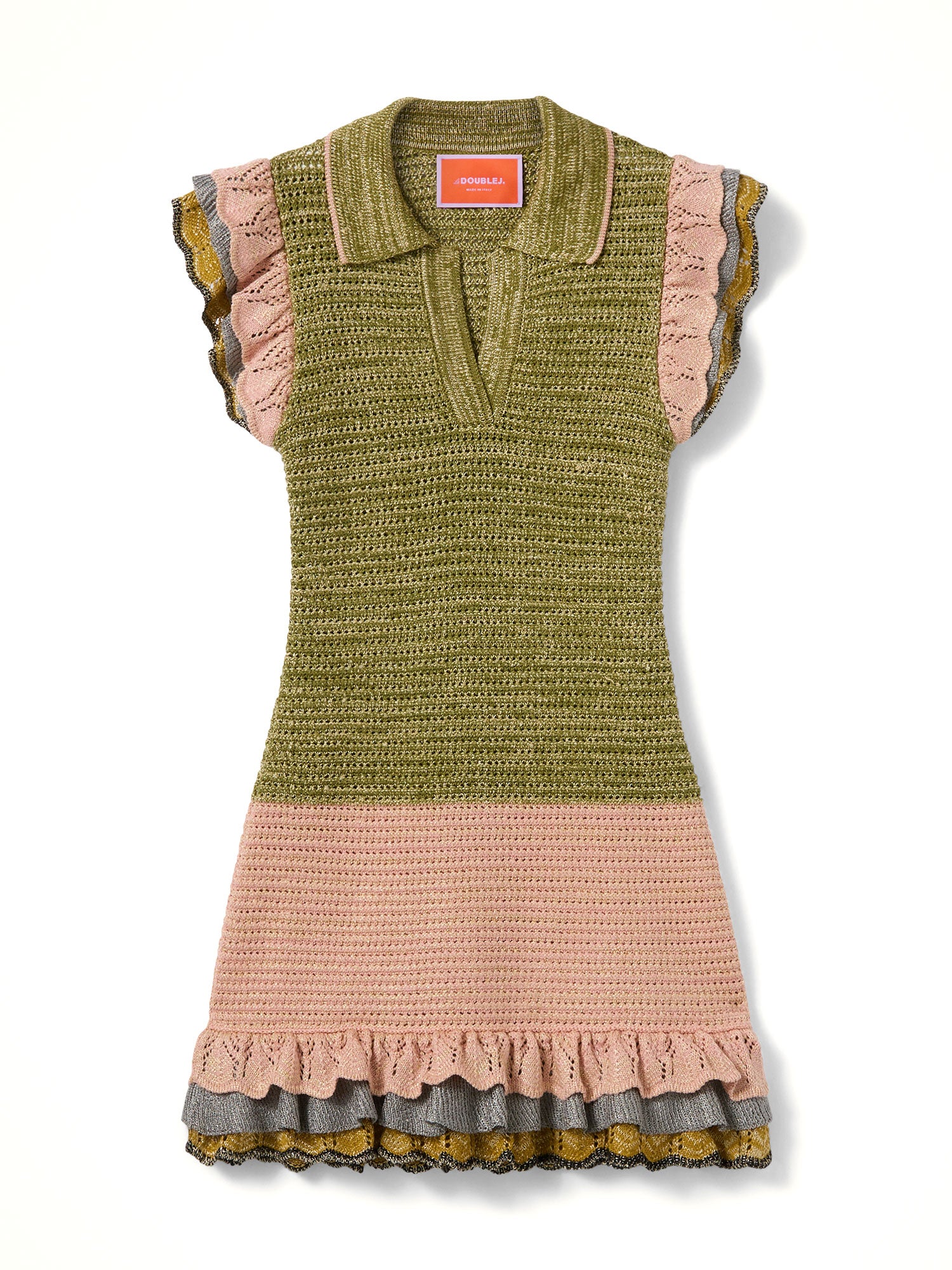 Eight Counts Crochet Mini Dress