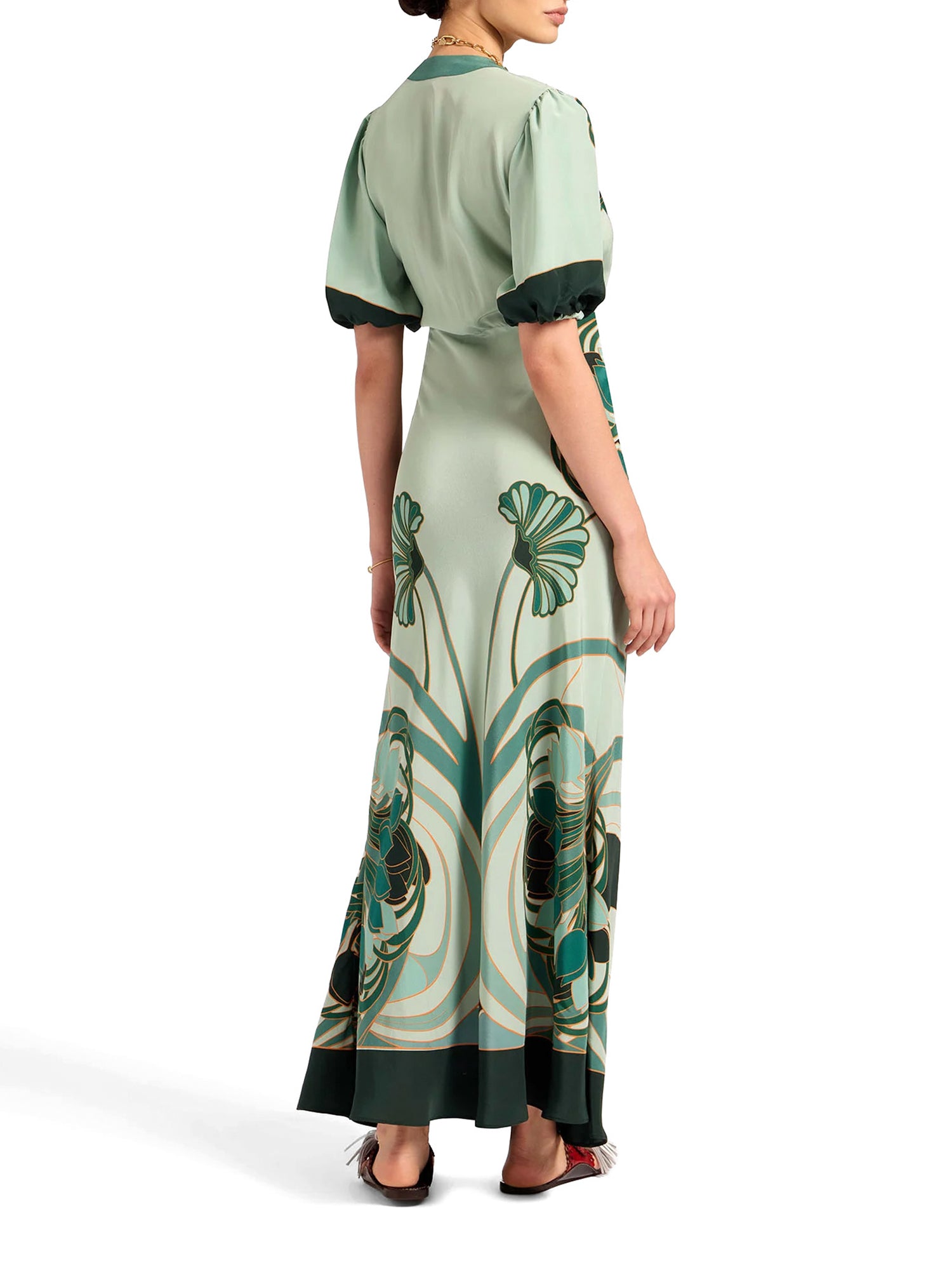Marlene Silk Maxi Dress
