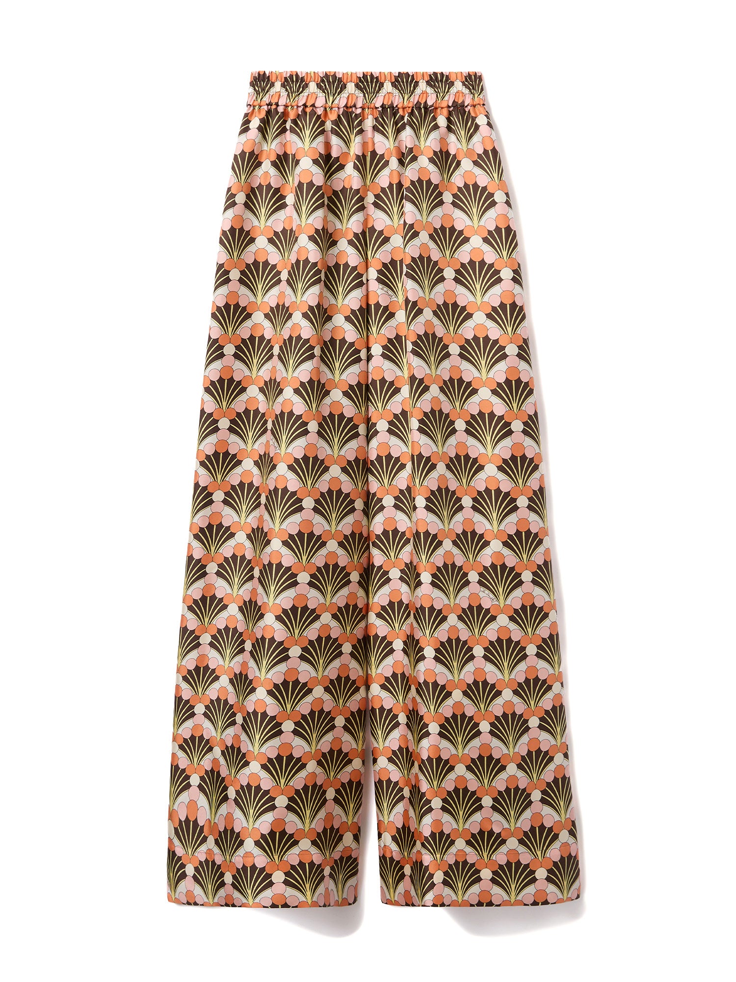 Silk Twill Palazzo Pants