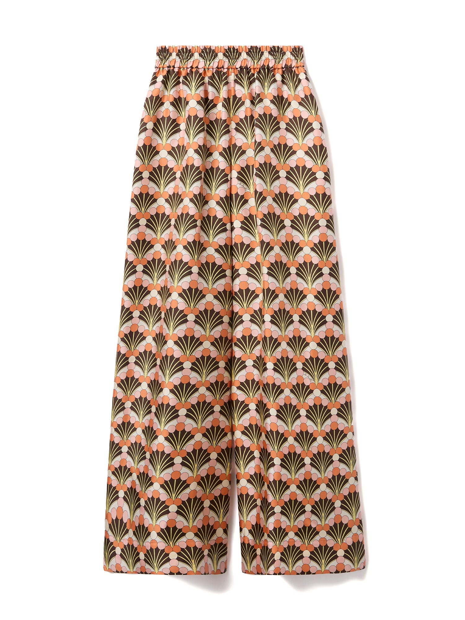 Silk Twill Palazzo Pants