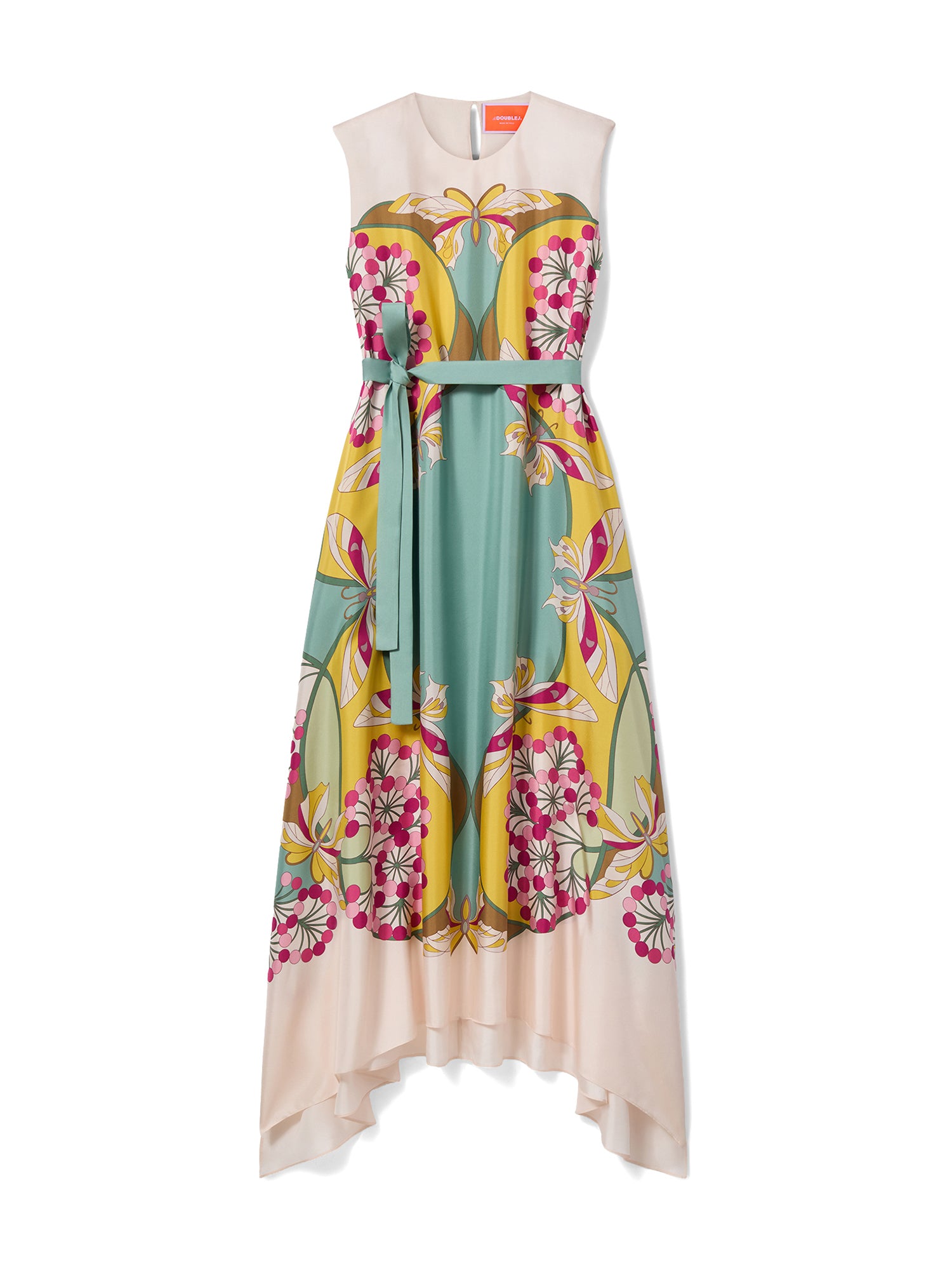 San Carlo Silk Midi Dress