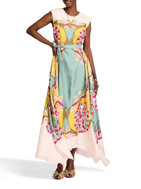 San Carlo Silk Midi Dress