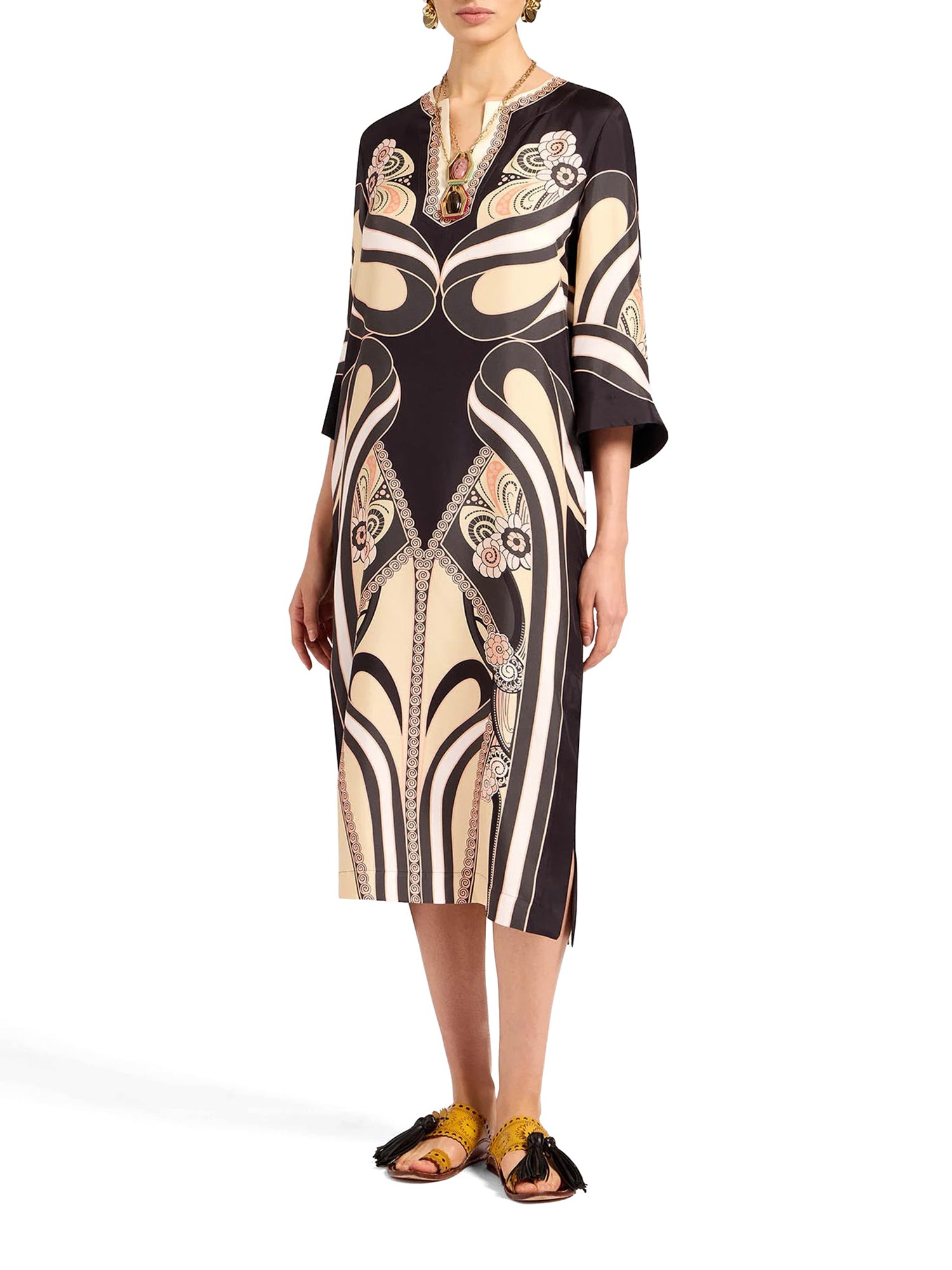The Kaftan in Silk Twill