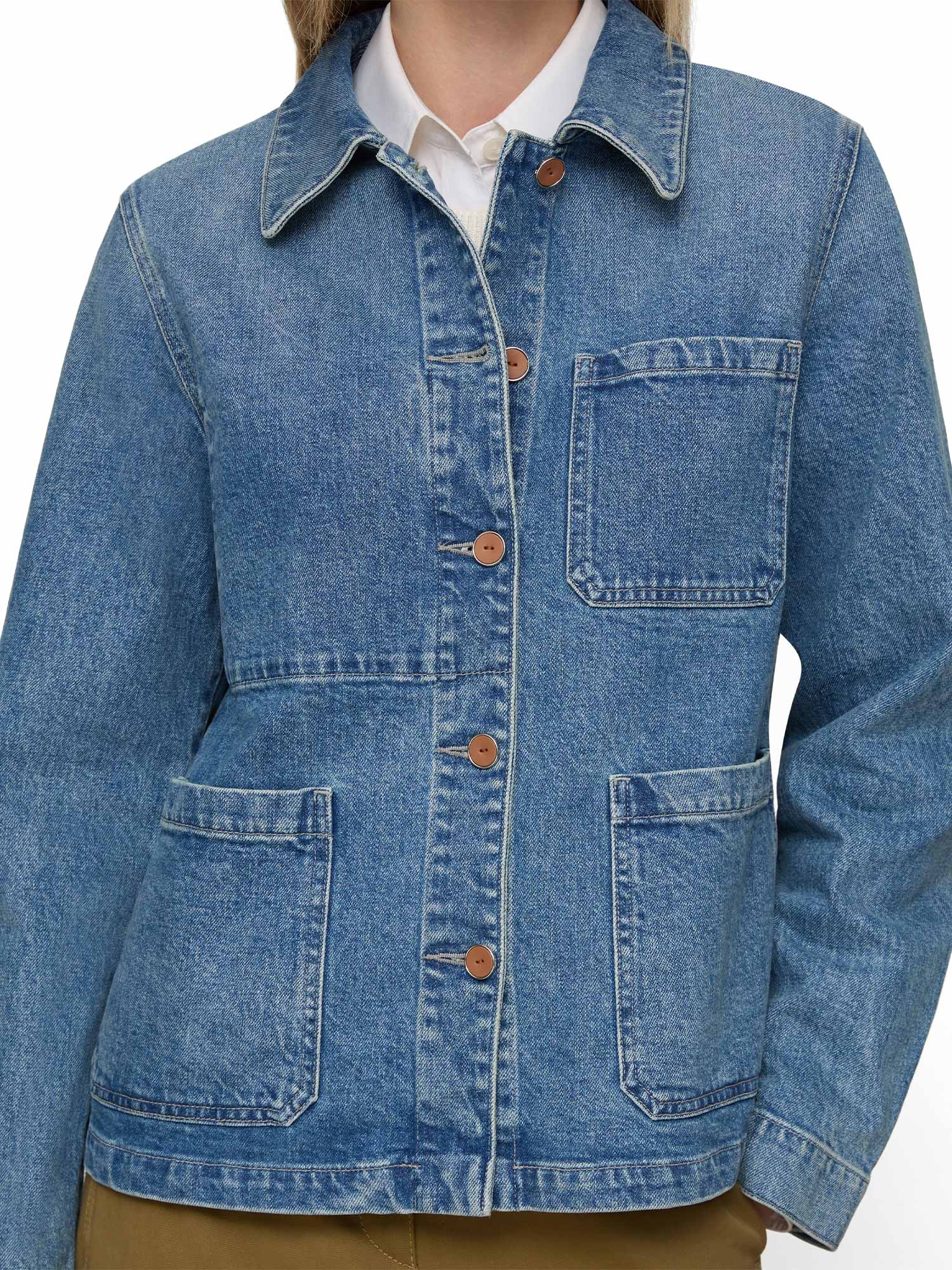 Patch Pocket Denim Jacket