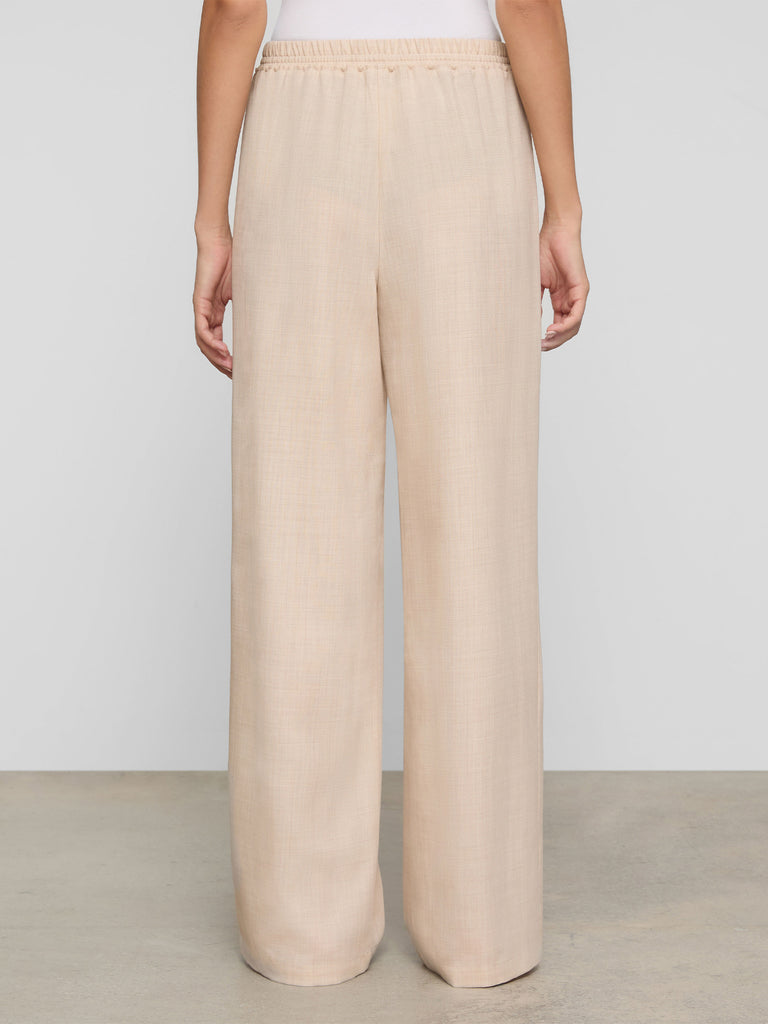 Willis & リネンパンツUSA製TALONジップ38 ベージュ Lafayette 148 | Penn Wool-Silk Wide Leg Pants – Kirna Zabête