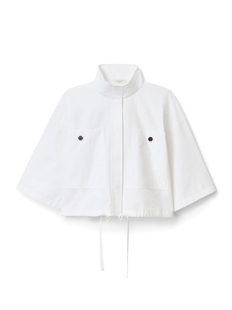 Lafayette 148 | Short-Sleeve Oversized Cotton Shirt Jacket – Kirna