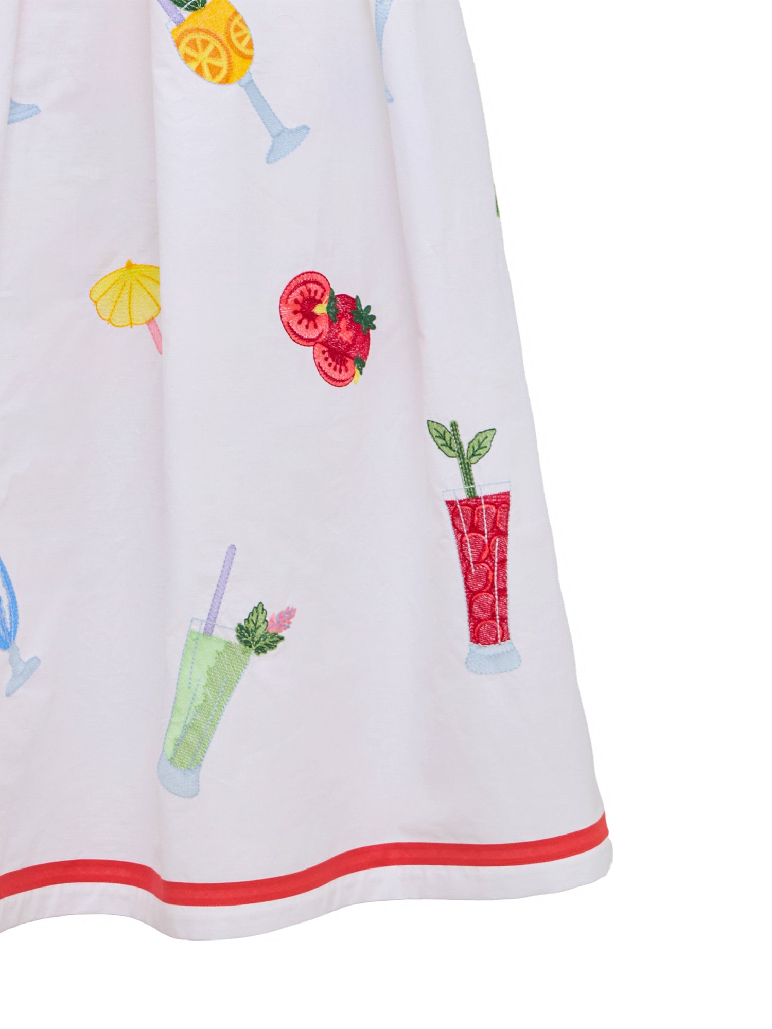 Giardino Embroidered Poplin Shirtdress