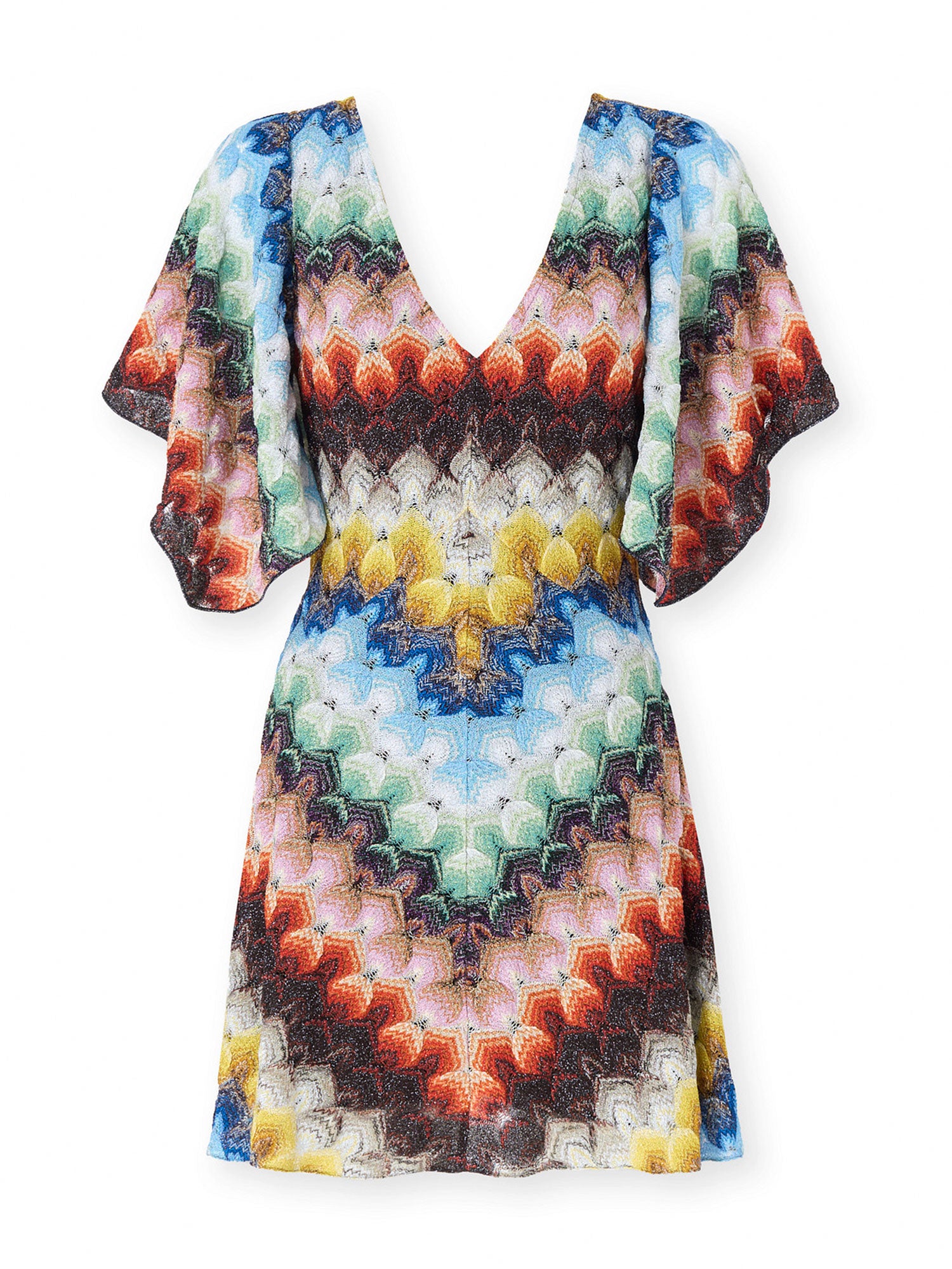 missoni dress mini Missoni Paillette Striped Sleeveless Mini Dress