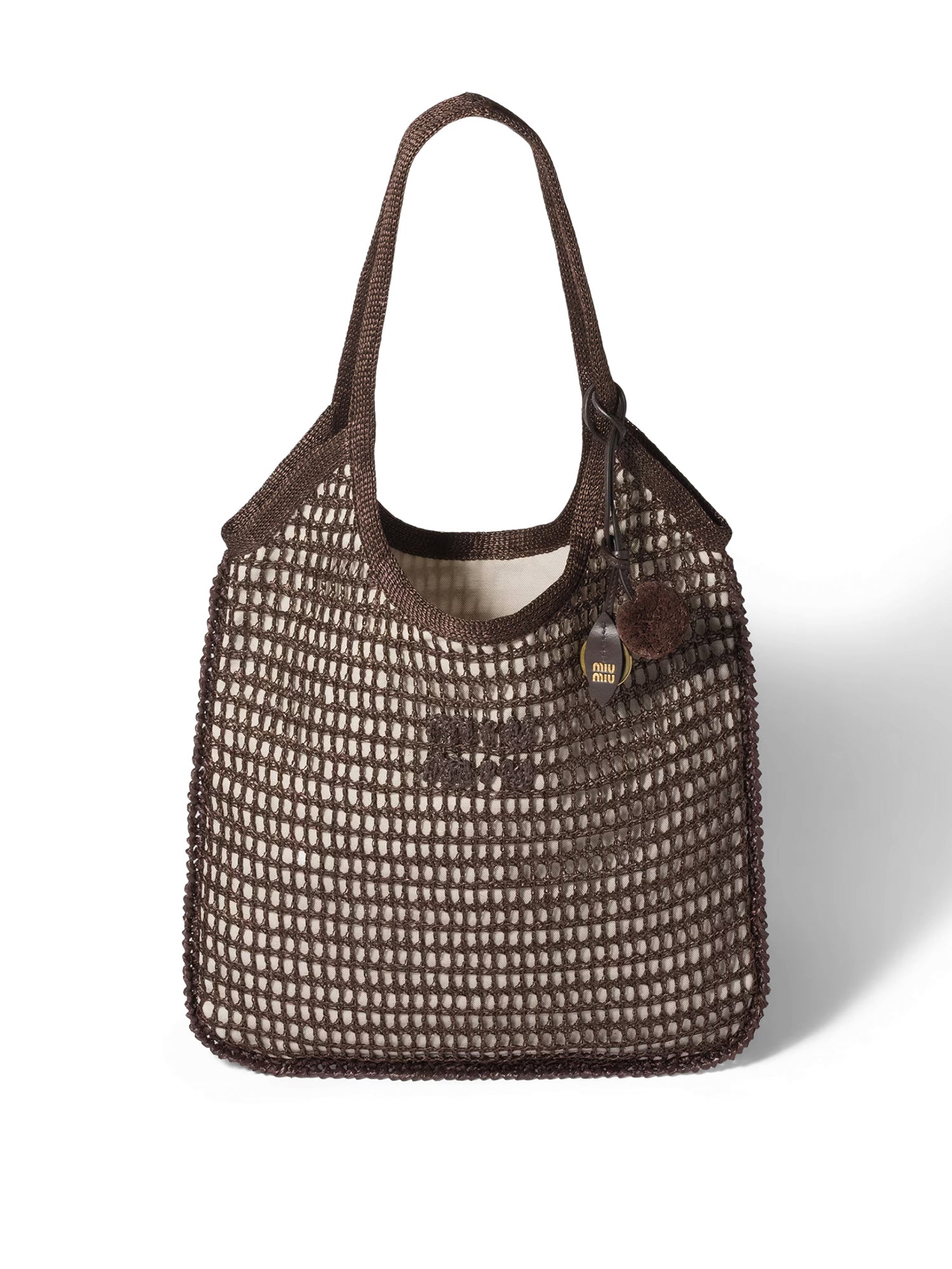 Miu Miu | Ivy Raffia-Effect Crochet Tote – Kirna Zabête