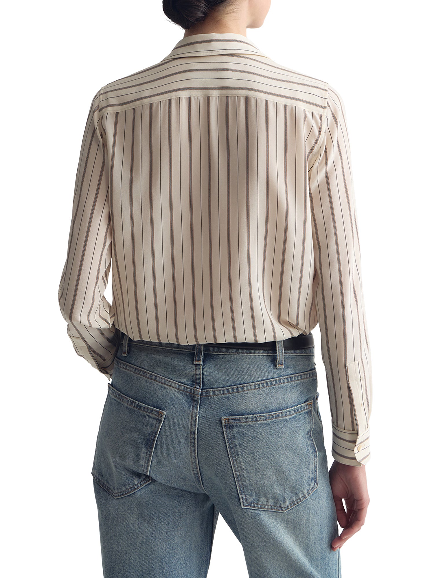 Gaia Striped Silk Shirt