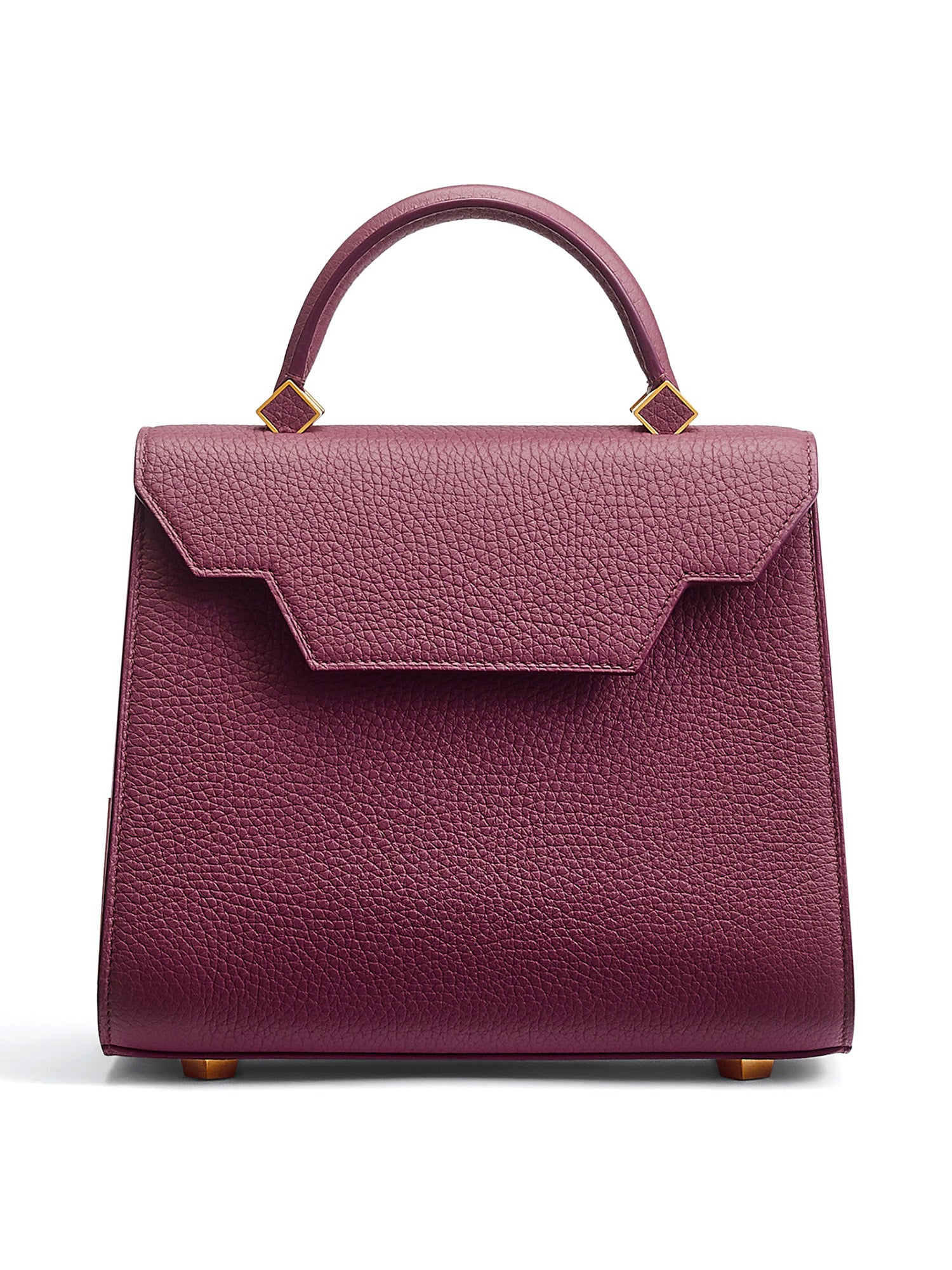 Genevieve PM Taurillion Bag with Brushed Gold