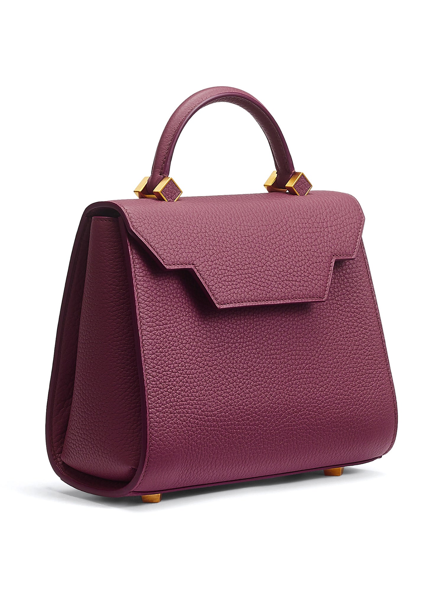 Genevieve PM Taurillion Bag with Brushed Gold