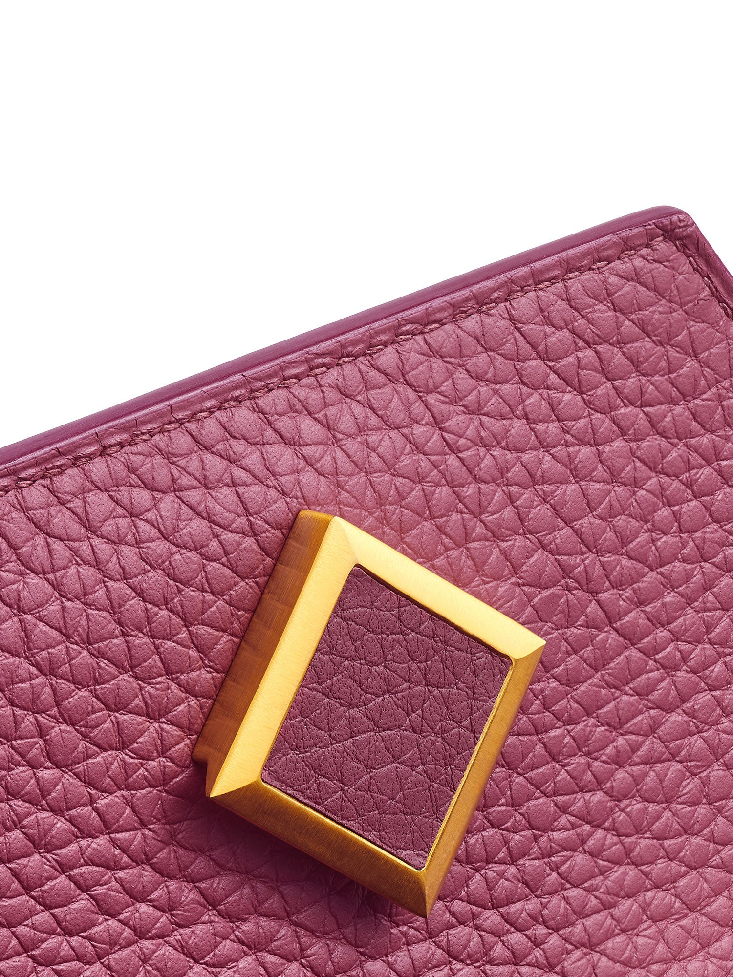 Genevieve PM Taurillion Bag with Brushed Gold