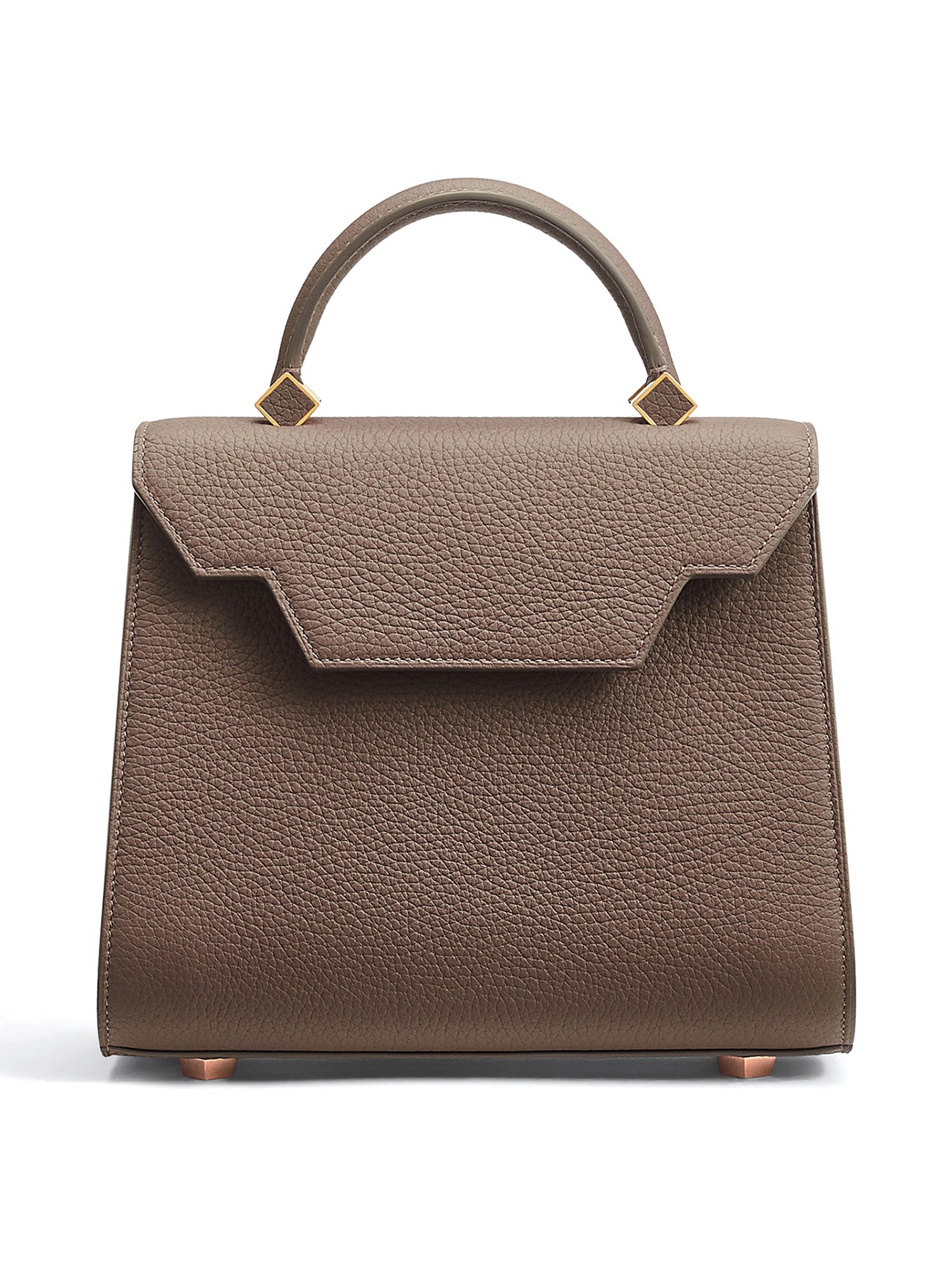 Genevieve PM Taurillion Bag with Brushed Gold