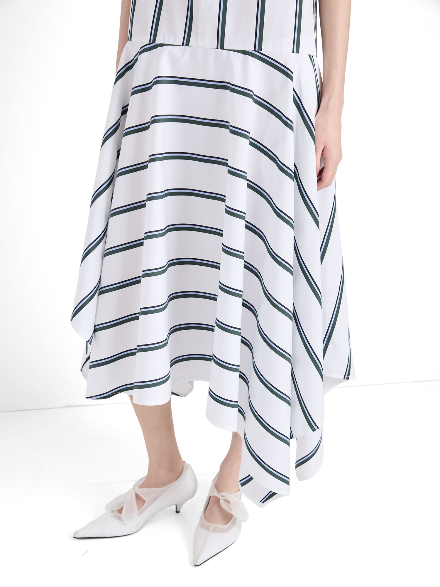 Beatriz Cotton-Silk Midi Dress
