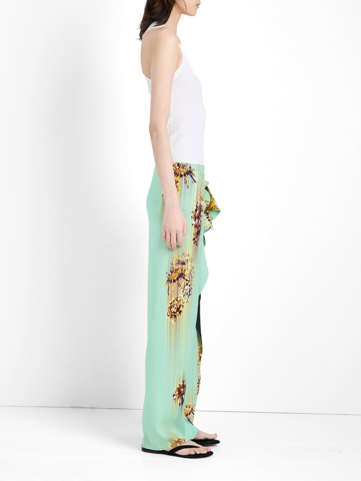 Cella Matte Double Crepe Maxi Skirt
