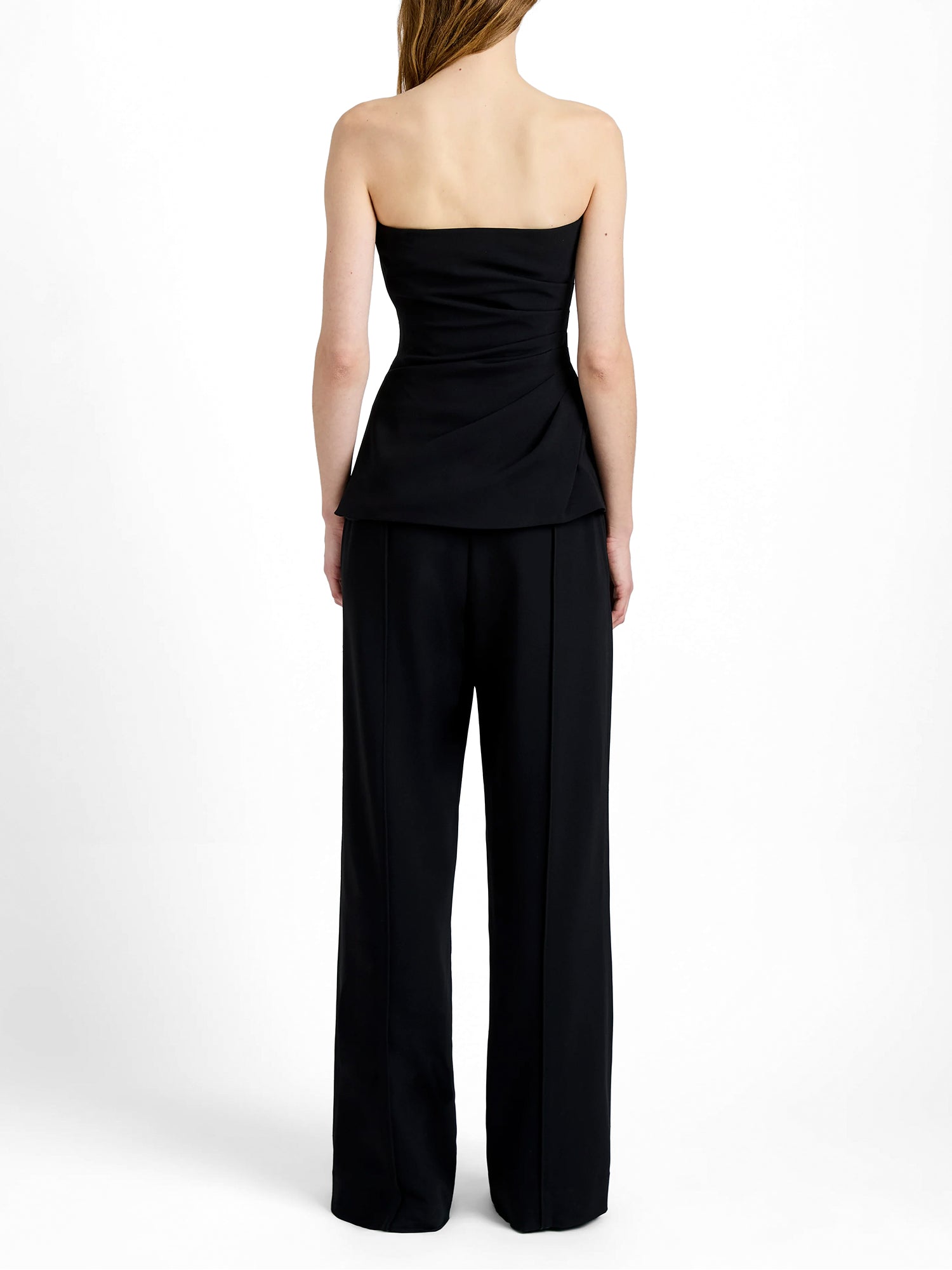 Damea Matte Double Crepe Strapless Top