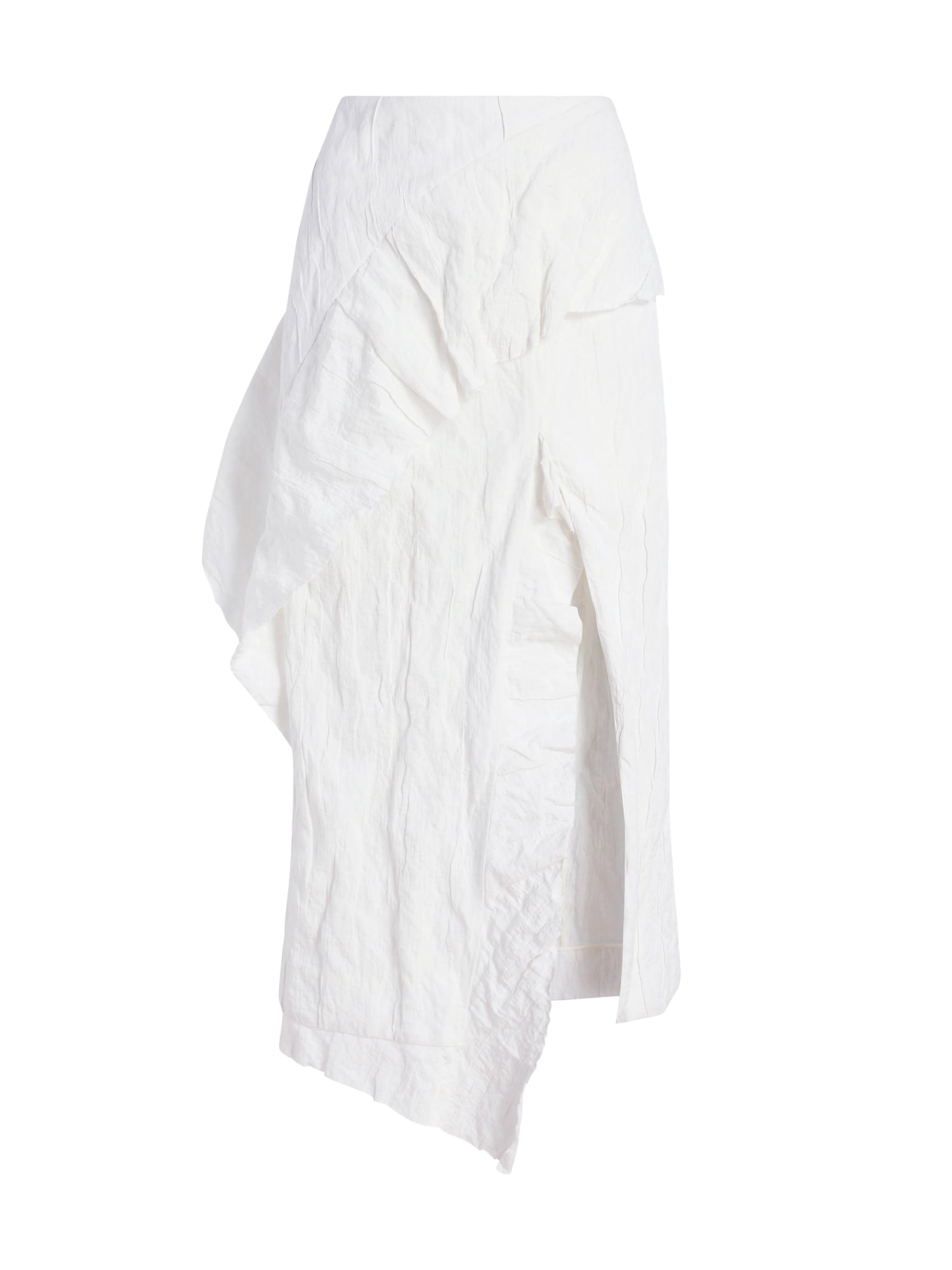 Hansly Memory Cotton Midi Skirt