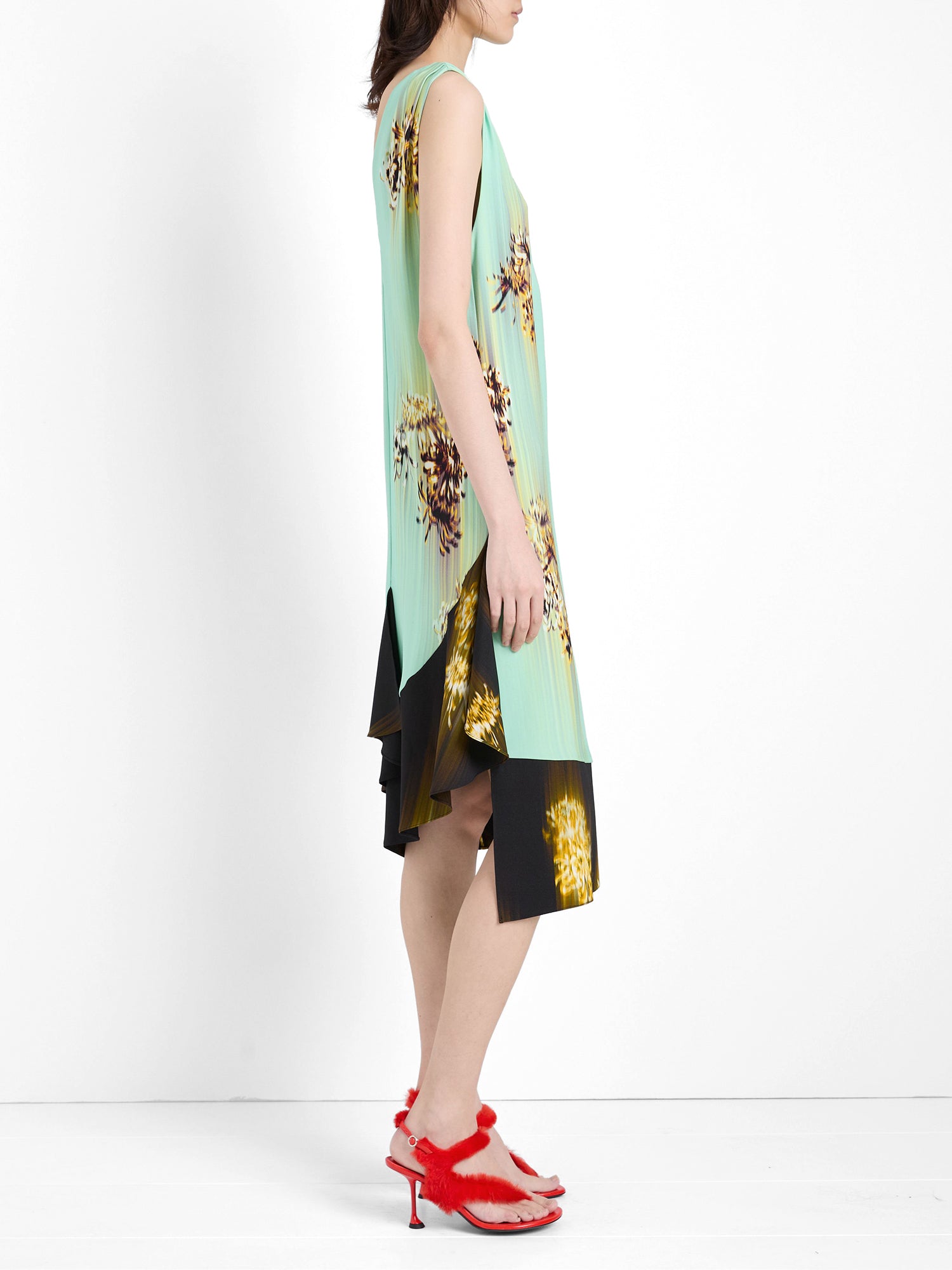 Rhetta Printed Viscose Cady Dress