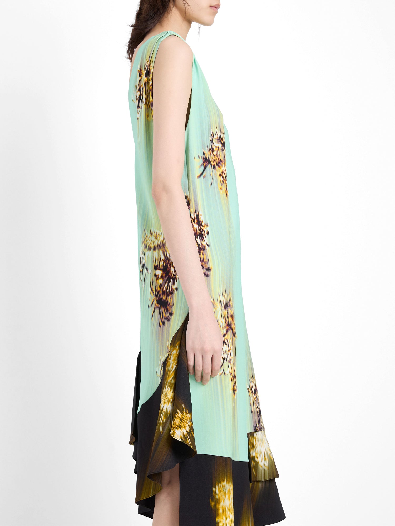 Rhetta Printed Viscose Cady Dress