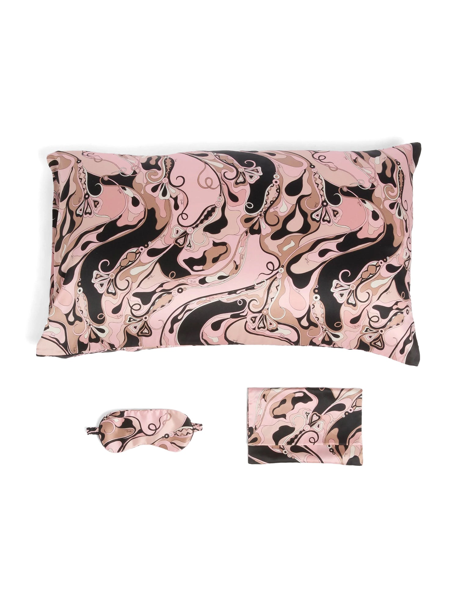 Orchidee Print Silk Sleeping Kit