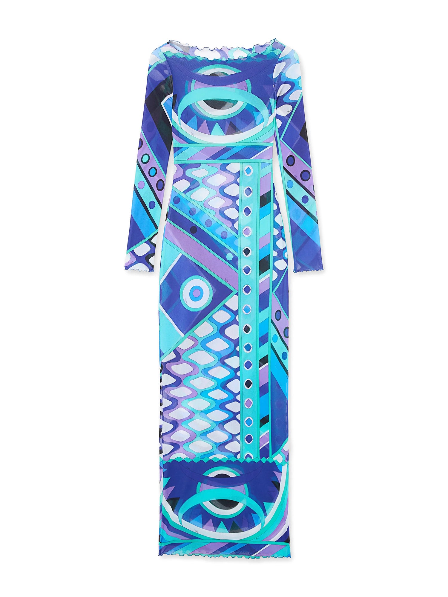 Pucci - Vivara Print Tulle Dress - Size: 44
