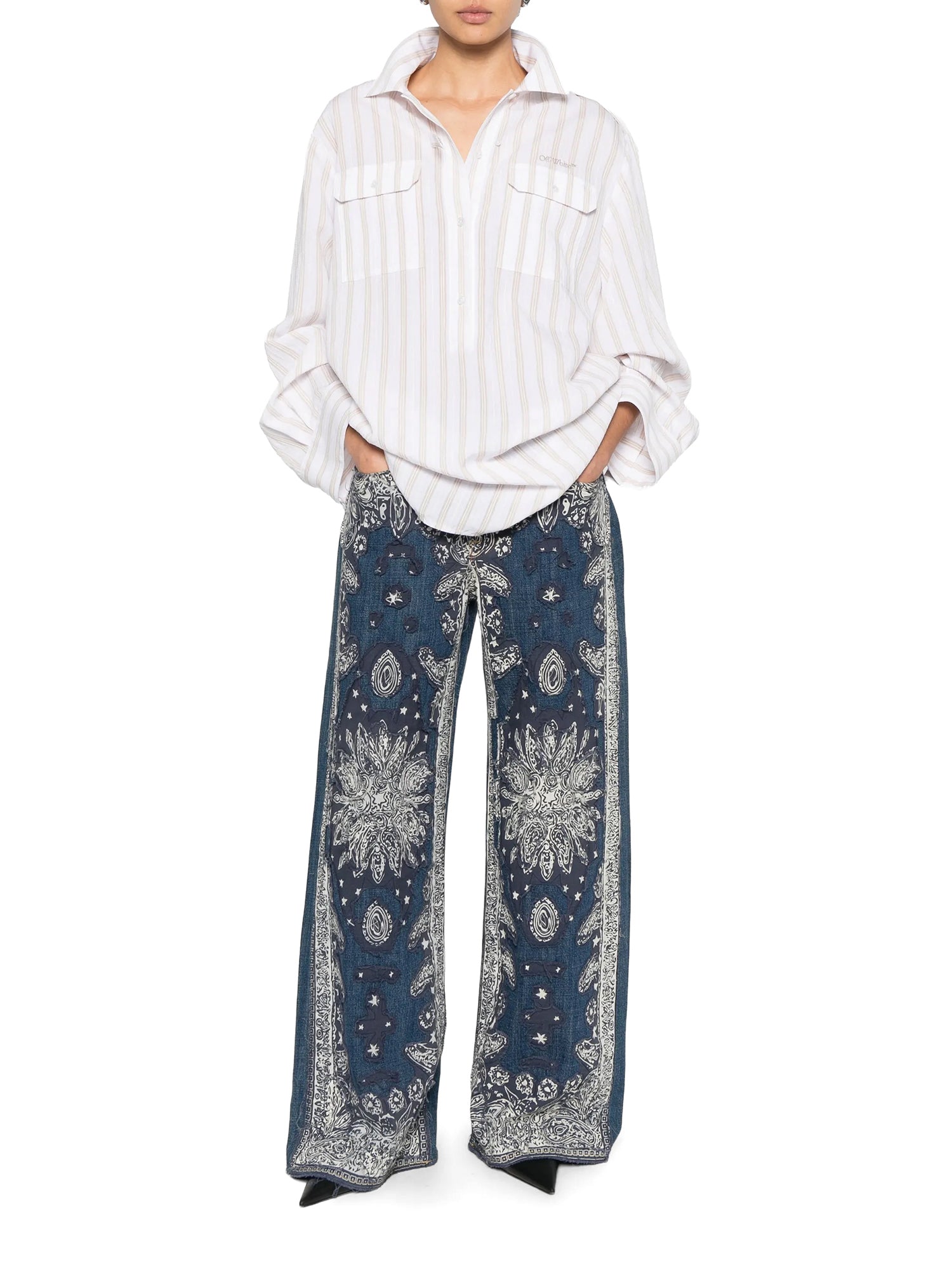 D’Arcy Embroidered Flare Jeans