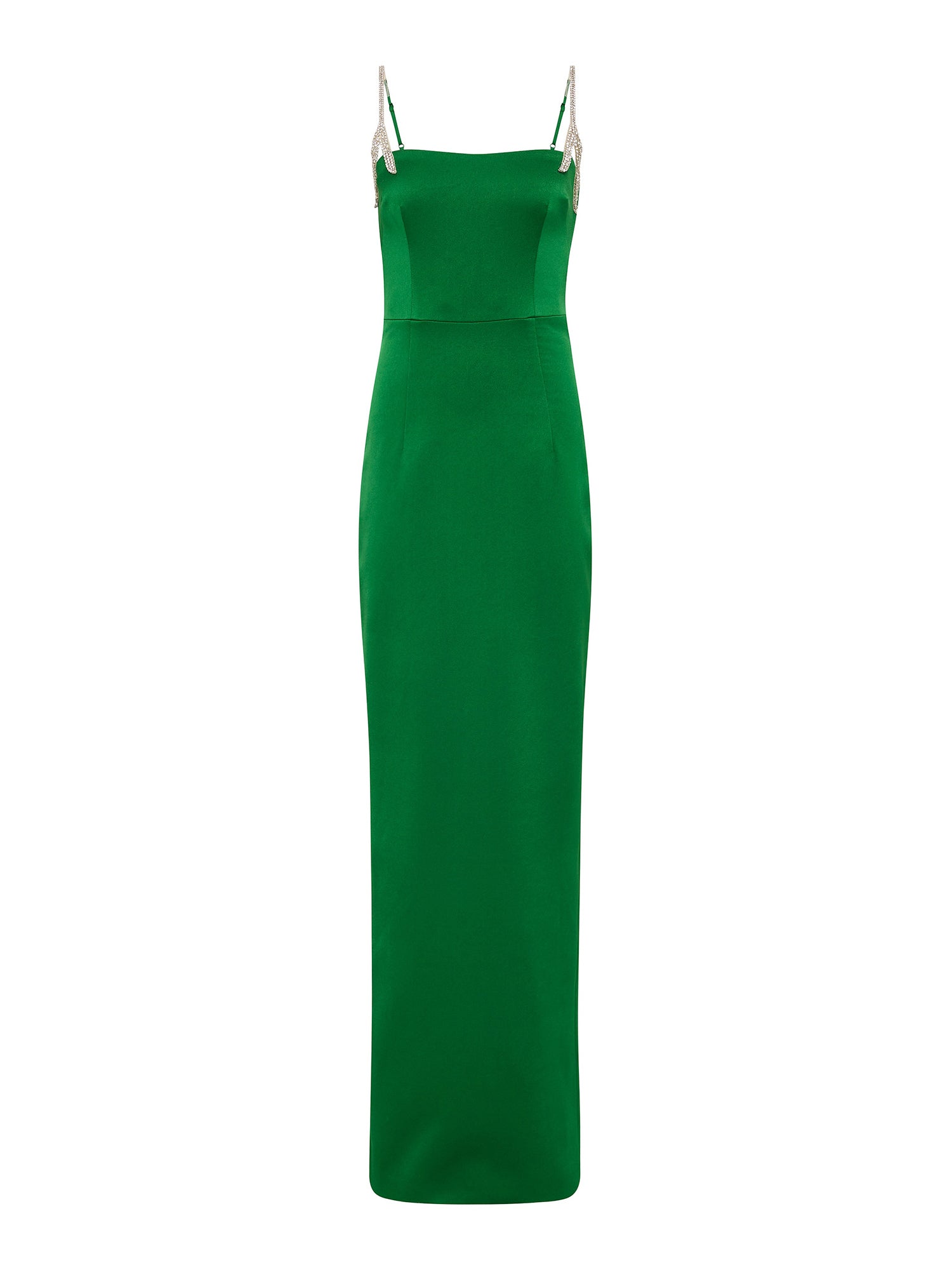 Leora Satin Embellished Gown