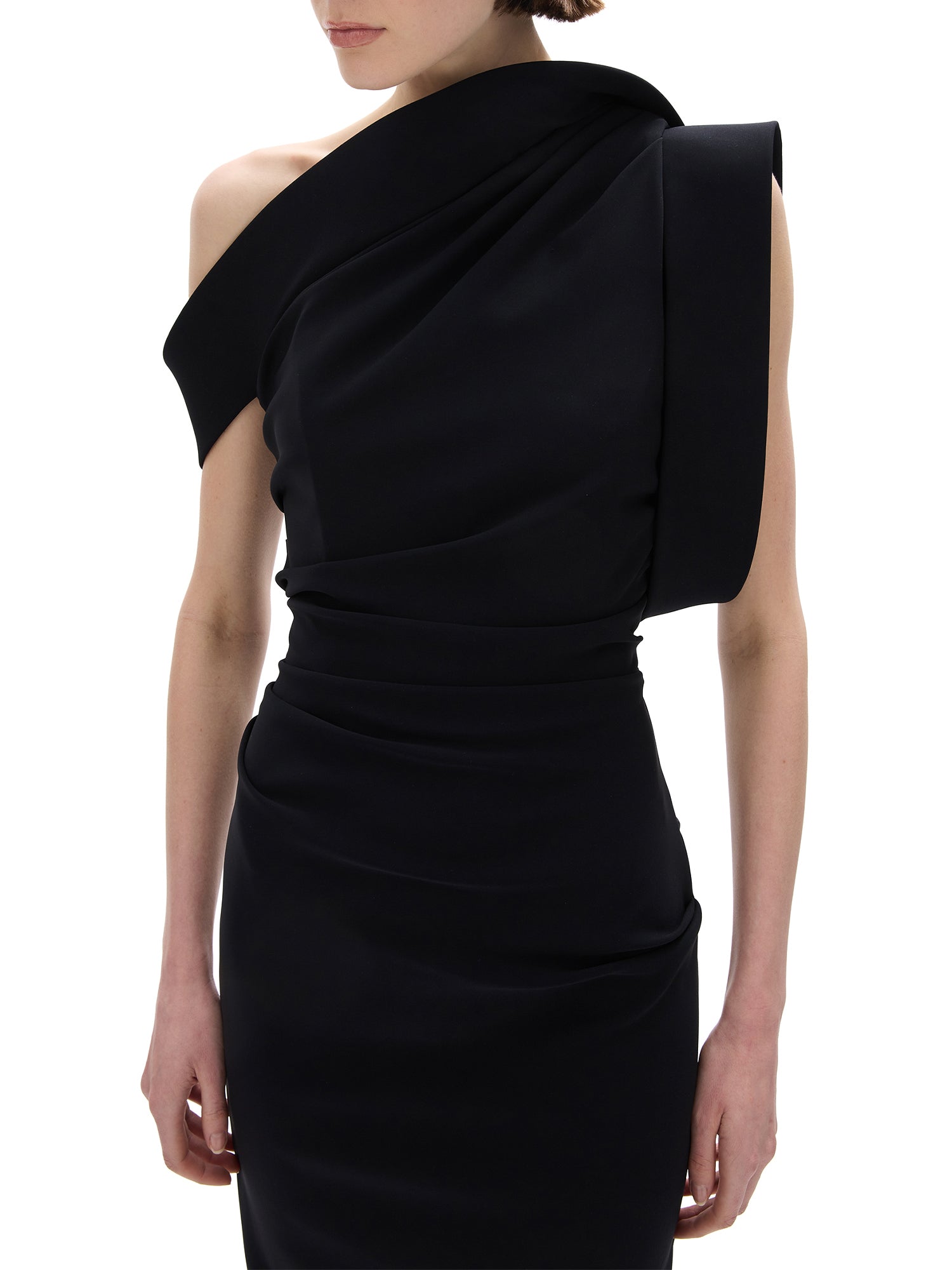 Rowana One-Shoulder Gown