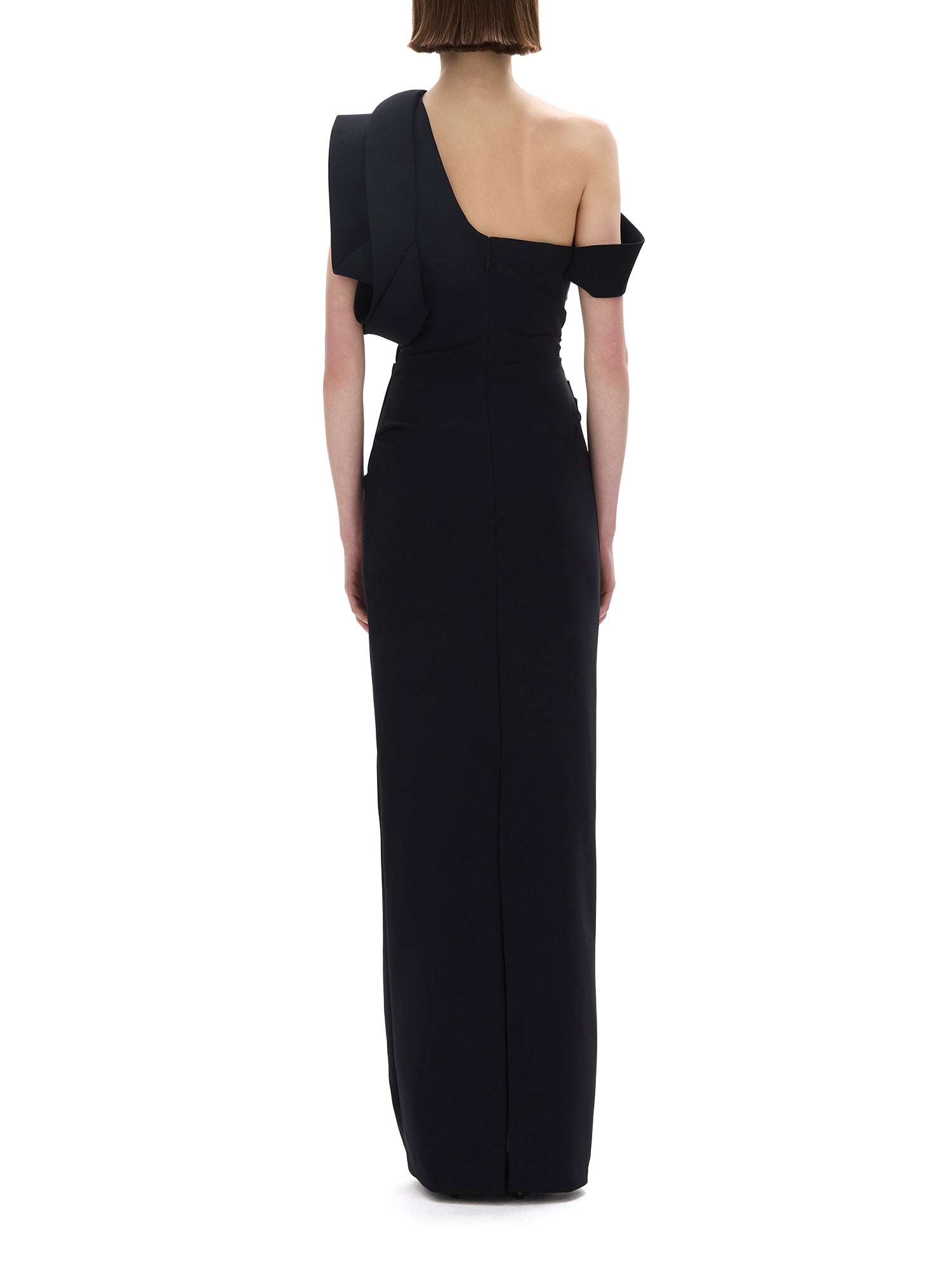 Rowana One-Shoulder Gown