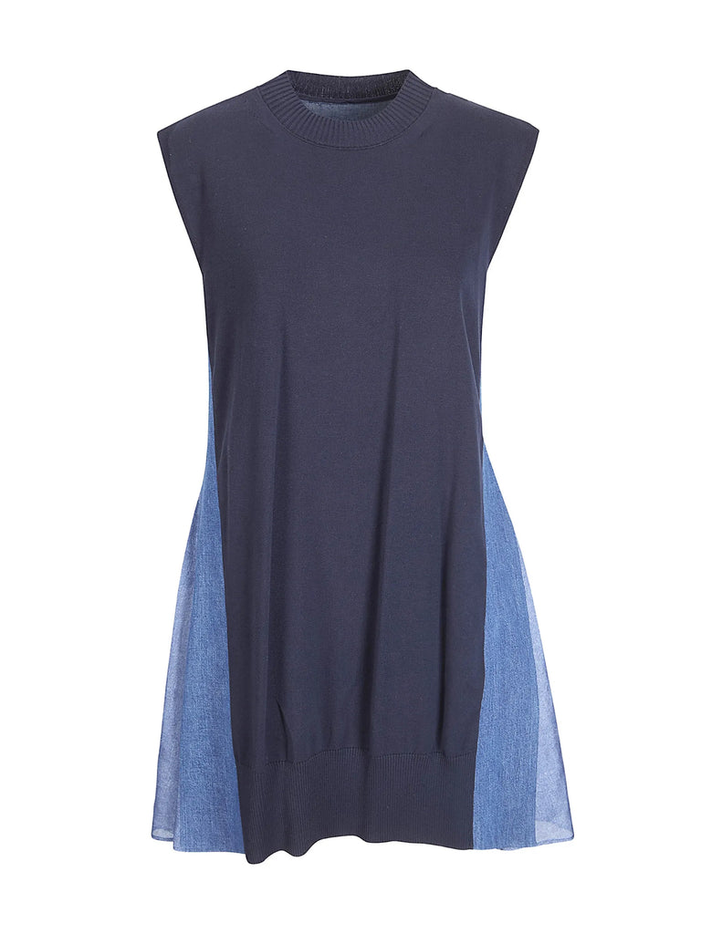 sacai | Denim x Knit Mini Dress – Kirna Zabête