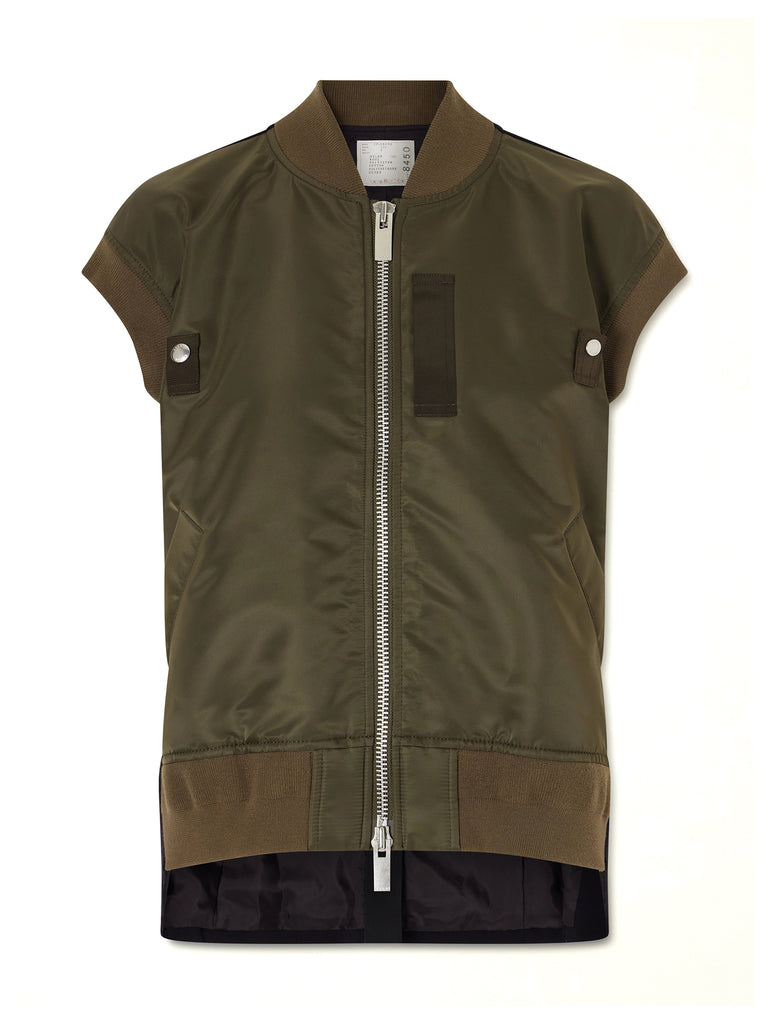 sacai | Nylon Twill x Wool Suiting Vest – Kirna Zabête