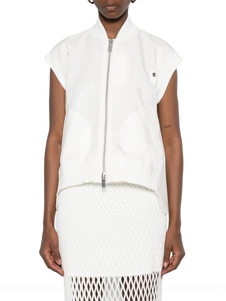 sacai | Nylon Twill x Wool Suiting Vest – Kirna Zabête