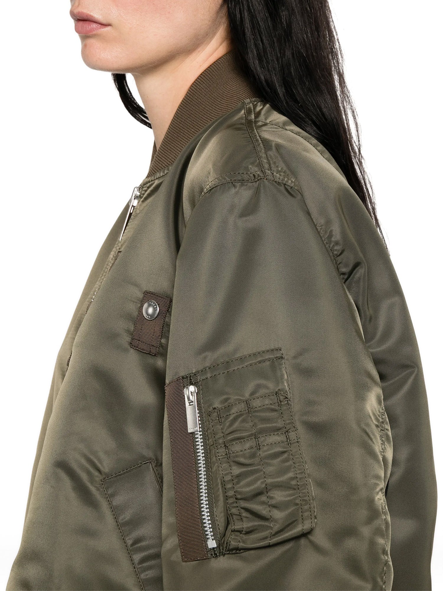 Nylon Twill x Wool Suiting Blouson