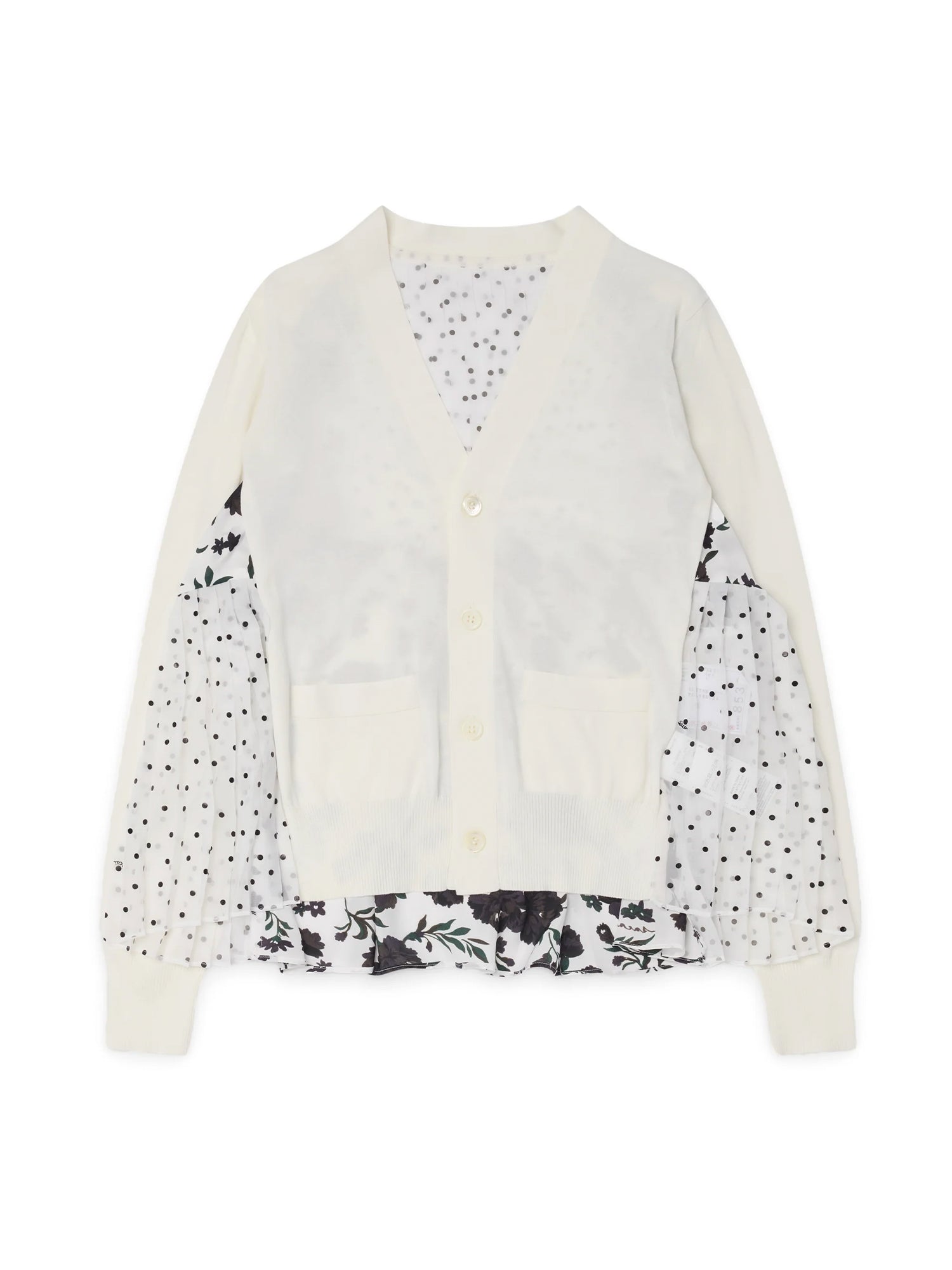 Multi-Print Knit Cardigan