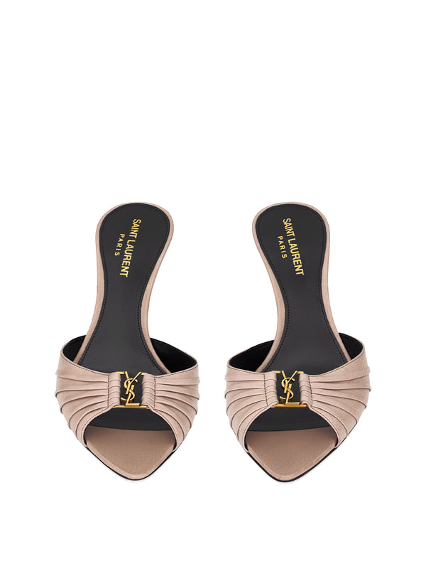 Smooth Leather Babylone Mules